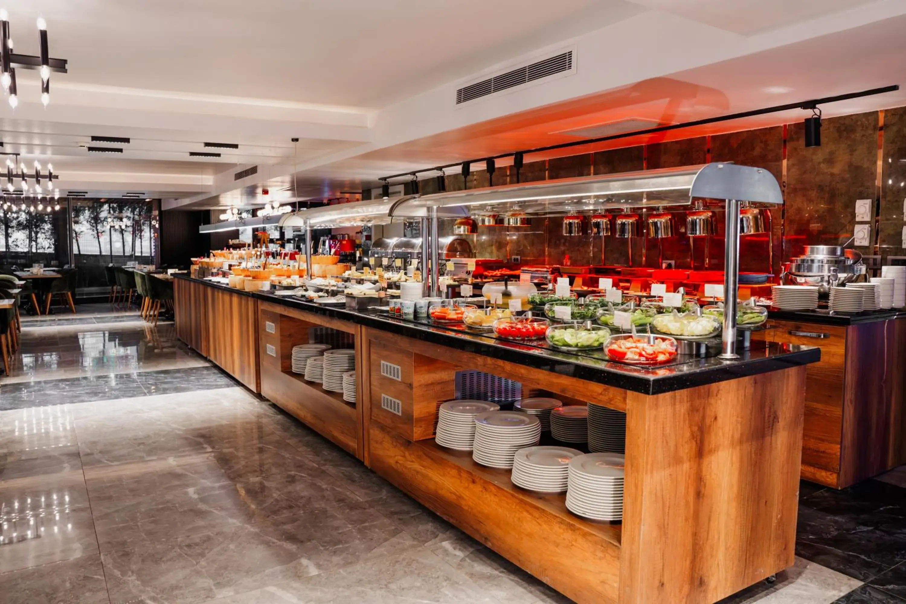 Buffet breakfast in Vespia Hotel Buffet breakfast in Vespia Hotel