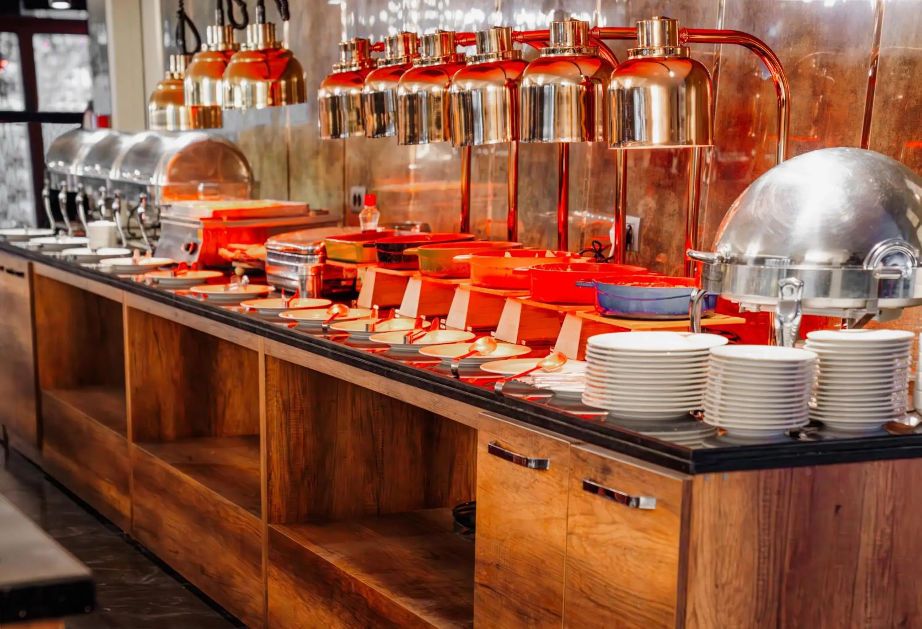 Buffet breakfast in Vespia Hotel Buffet breakfast in Vespia Hotel