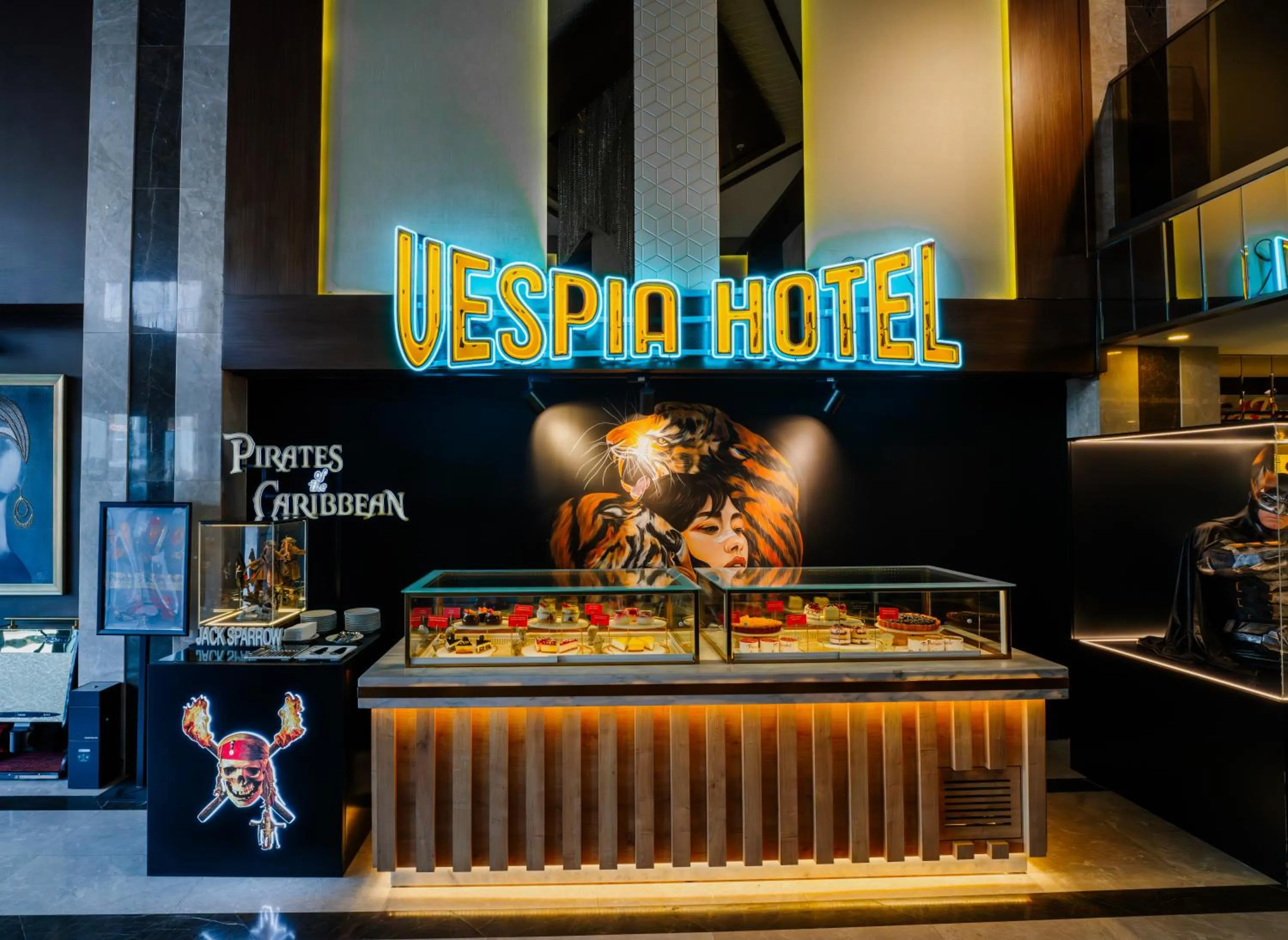 Lobby or reception in Vespia Hotel