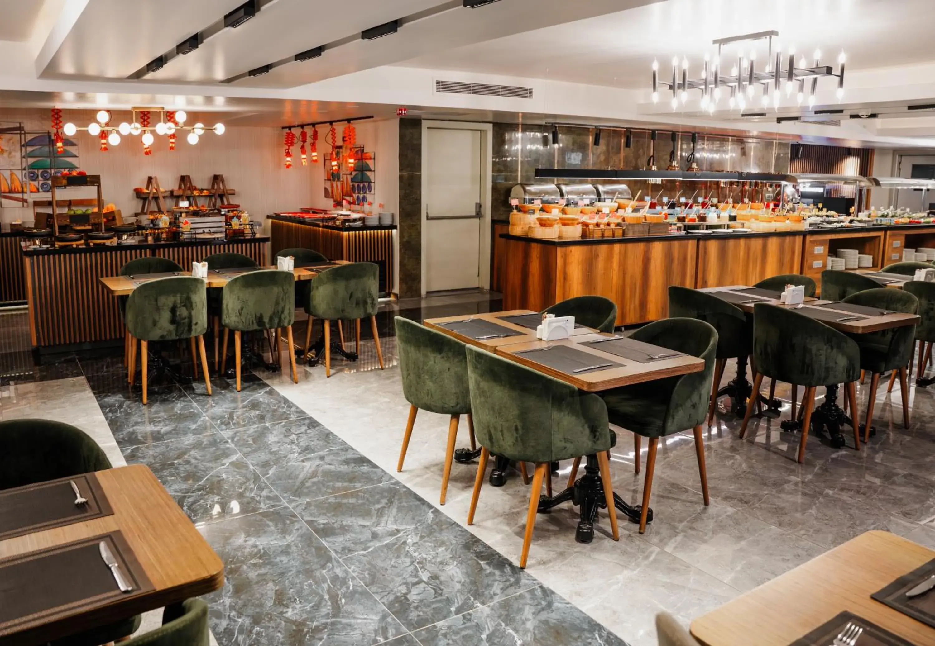 Buffet breakfast in Vespia Hotel Buffet breakfast in Vespia Hotel