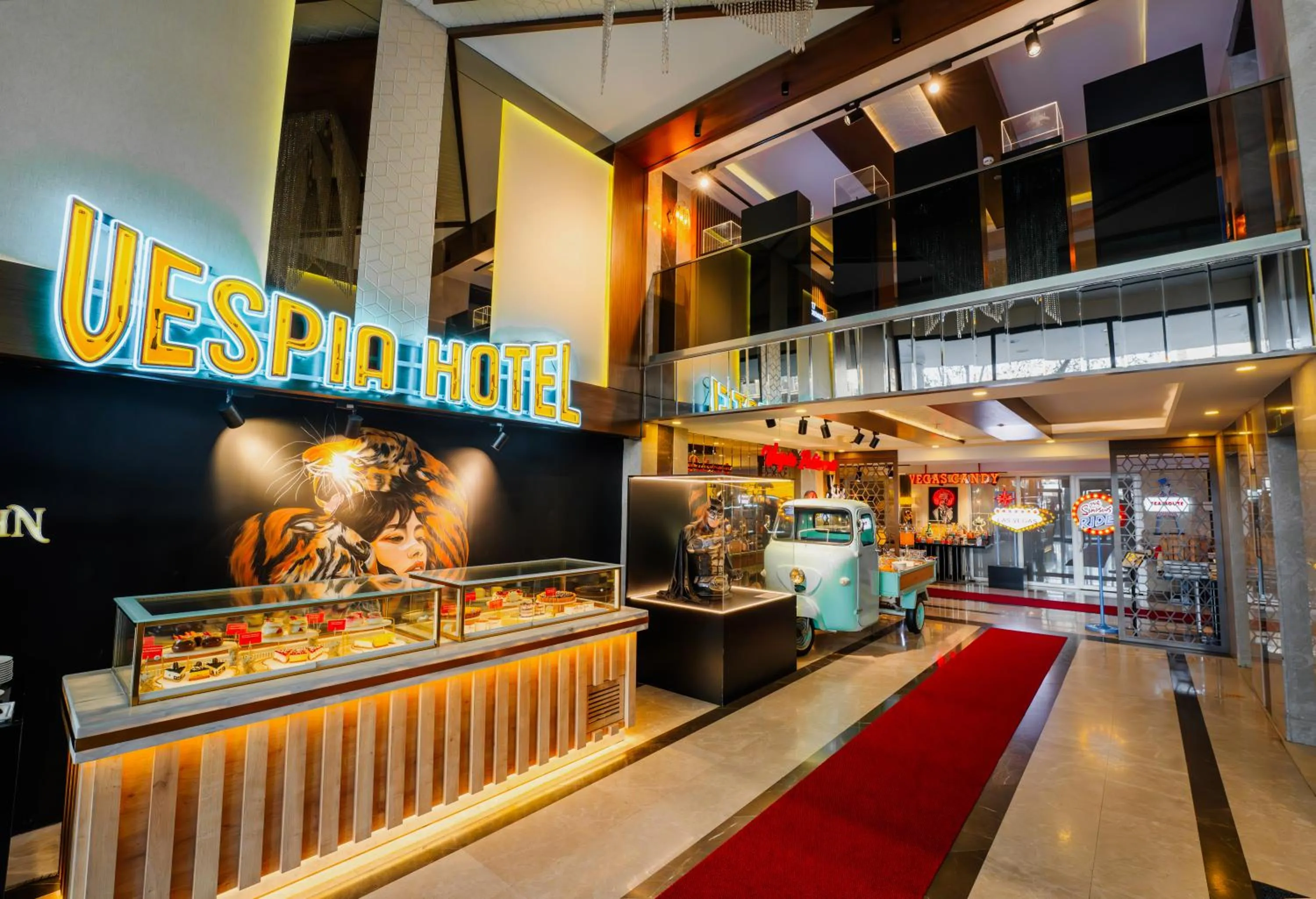 Lobby or reception in Vespia Hotel