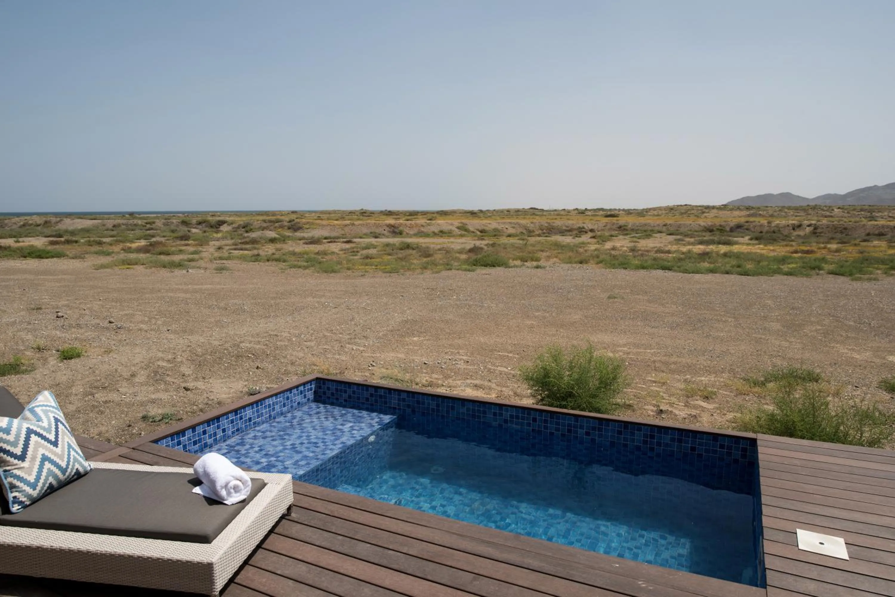 Swimming pool in Kingfisher Retreat by Sharjah Collection