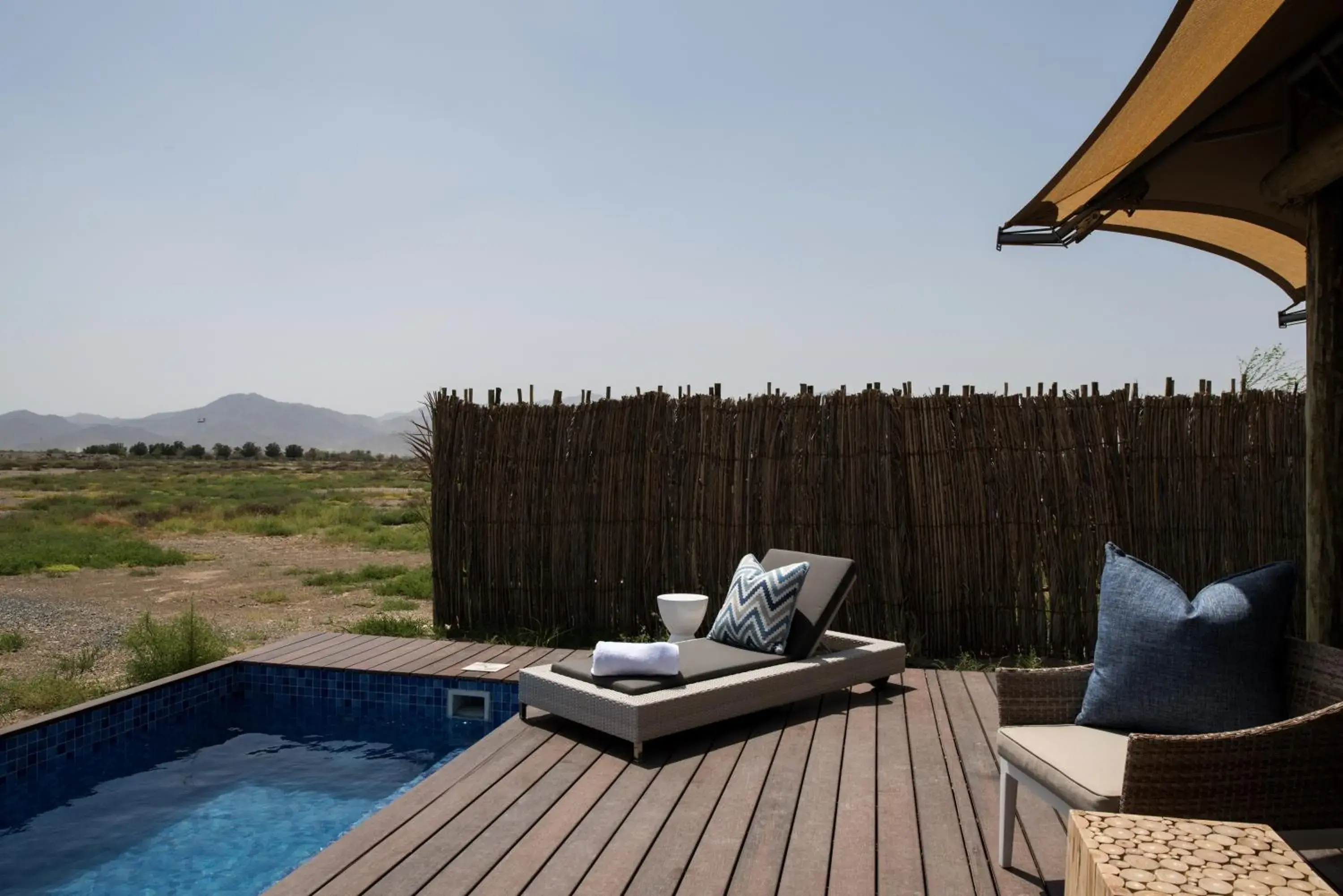 One Bed Tent Mountain View with Plunge Pool in Kingfisher Retreat by Sharjah Collection One Bed Tent Mountain View with Plunge Pool in Kingfisher Retreat by Sharjah Collection