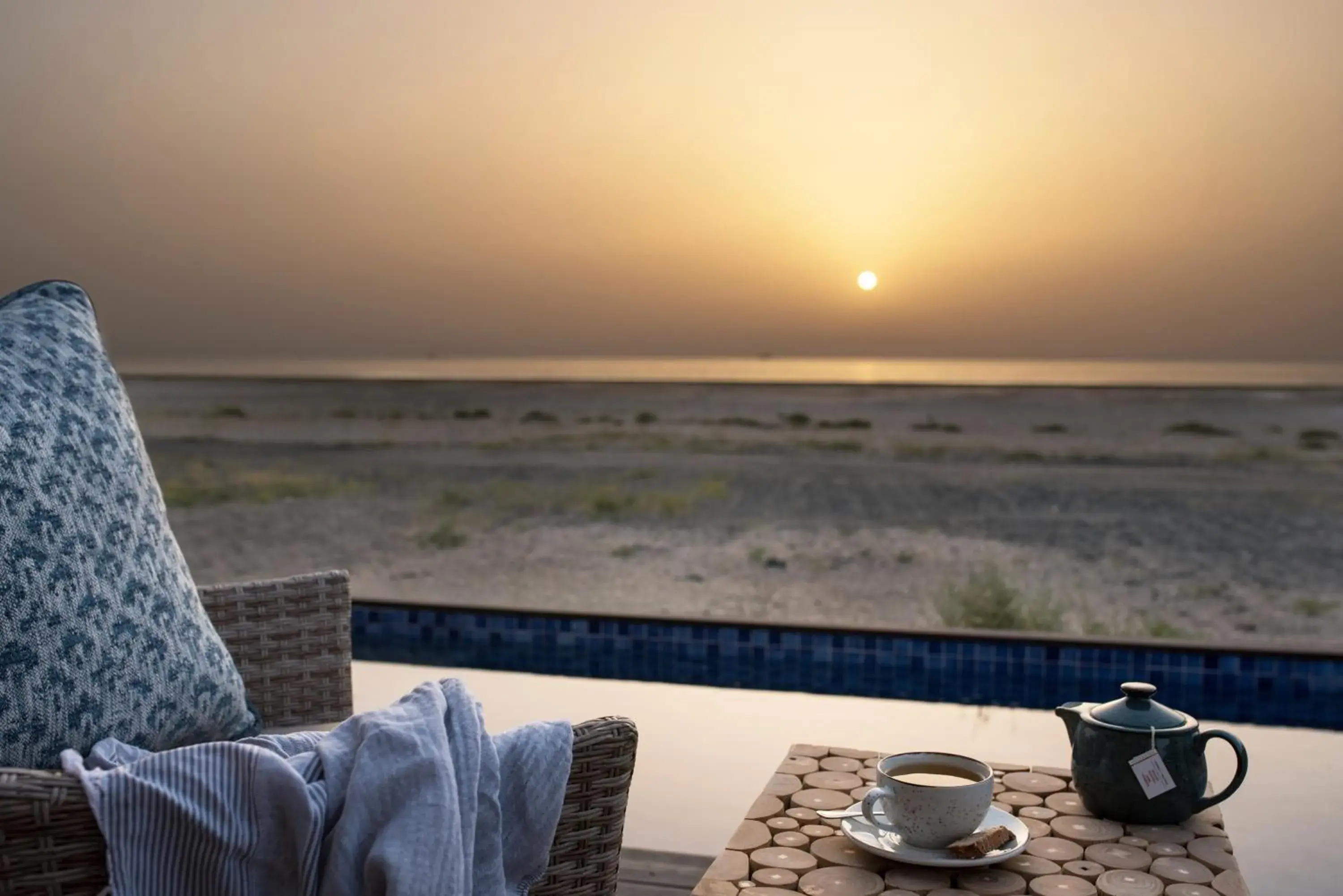 Three Bedroom Tent Sea View with Plunge Pool in Kingfisher Retreat by Sharjah Collection Three Bedroom Tent Sea View with Plunge Pool in Kingfisher Retreat by Sharjah Collection
