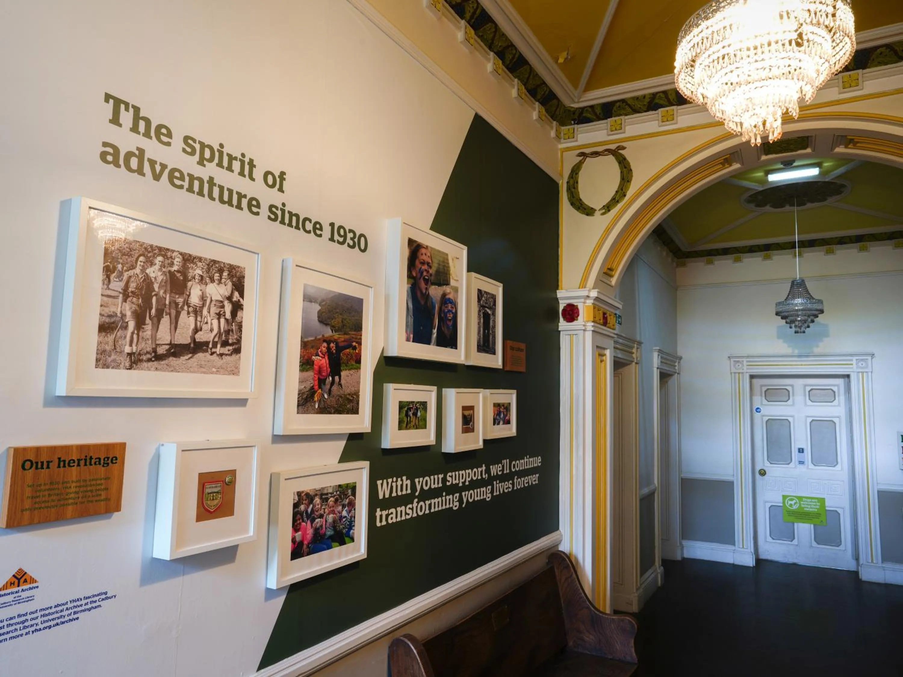 Decorative detail in YHA Hawkshead