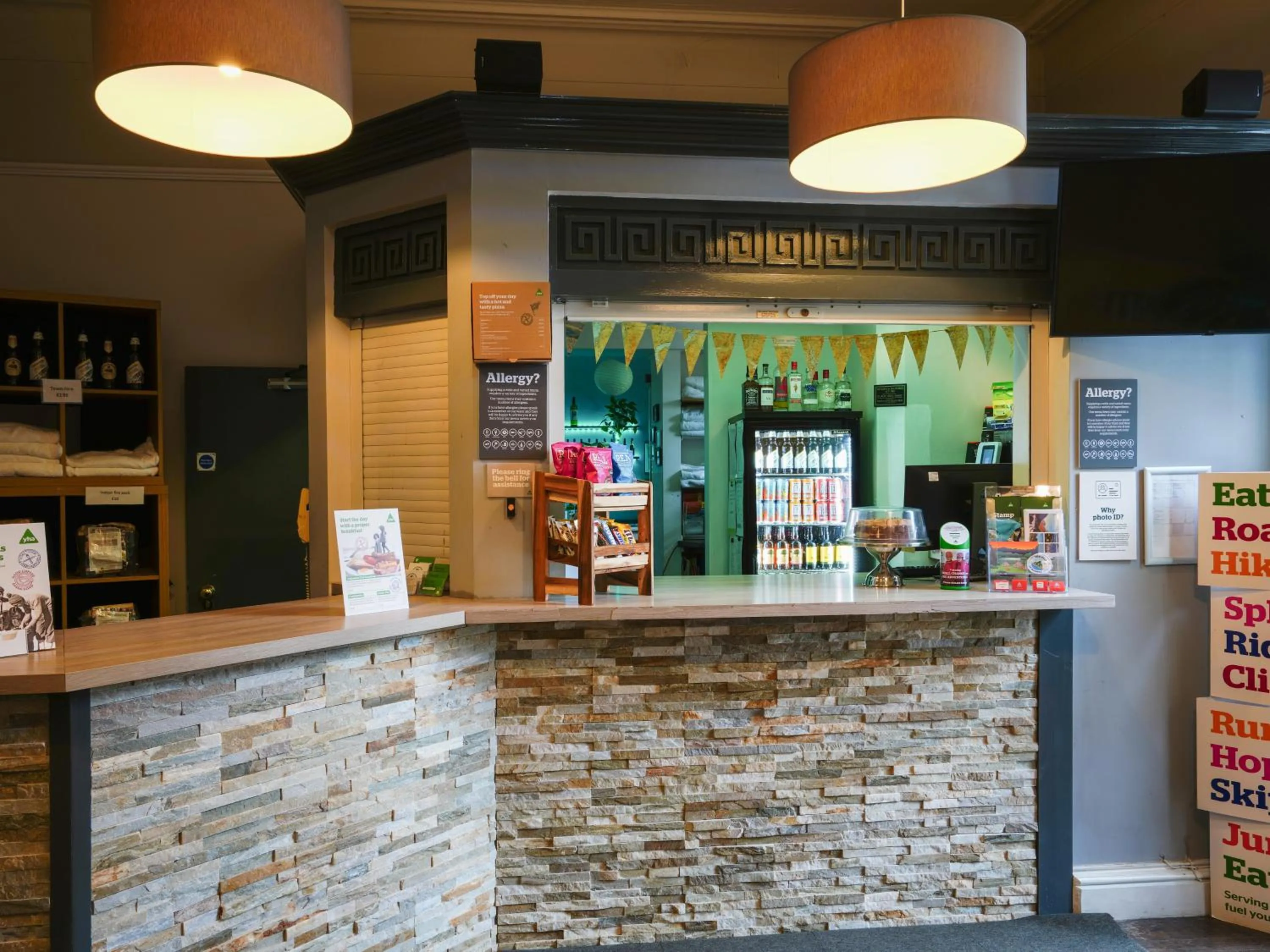 Lobby or reception in YHA Hawkshead