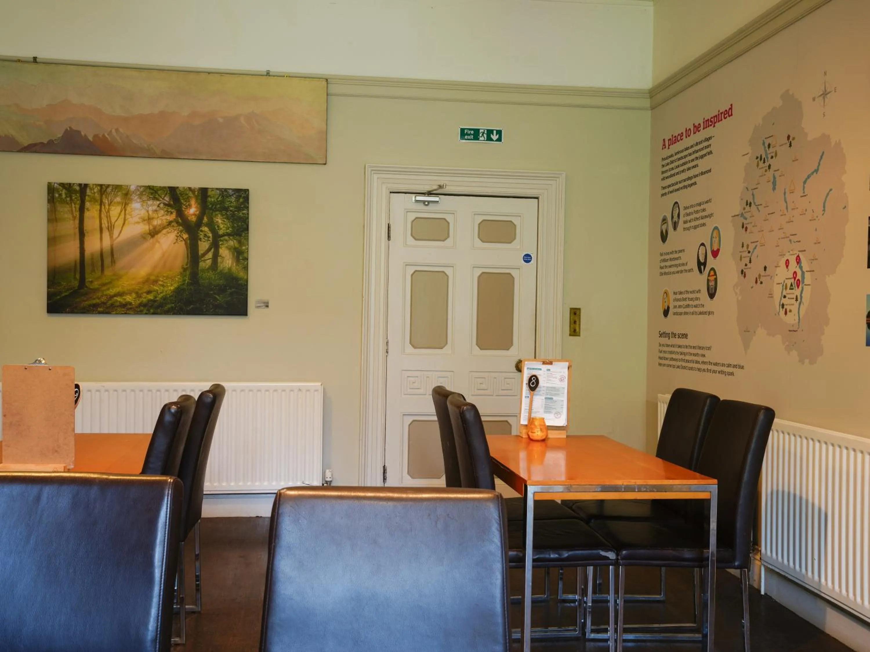 Seating area in YHA Hawkshead