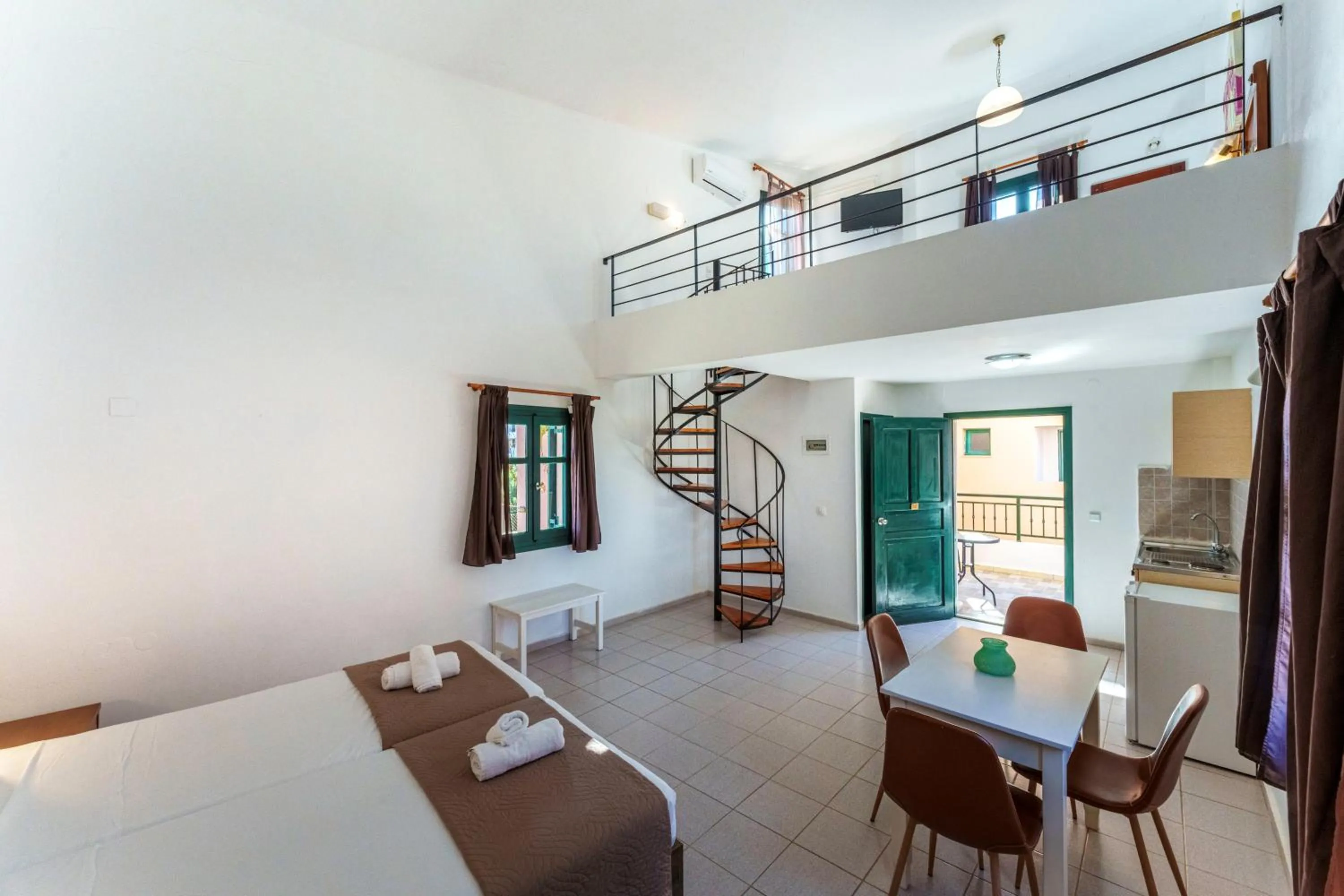 Bedroom, Bed in Kri-Kri Village Holiday Apts by Estia