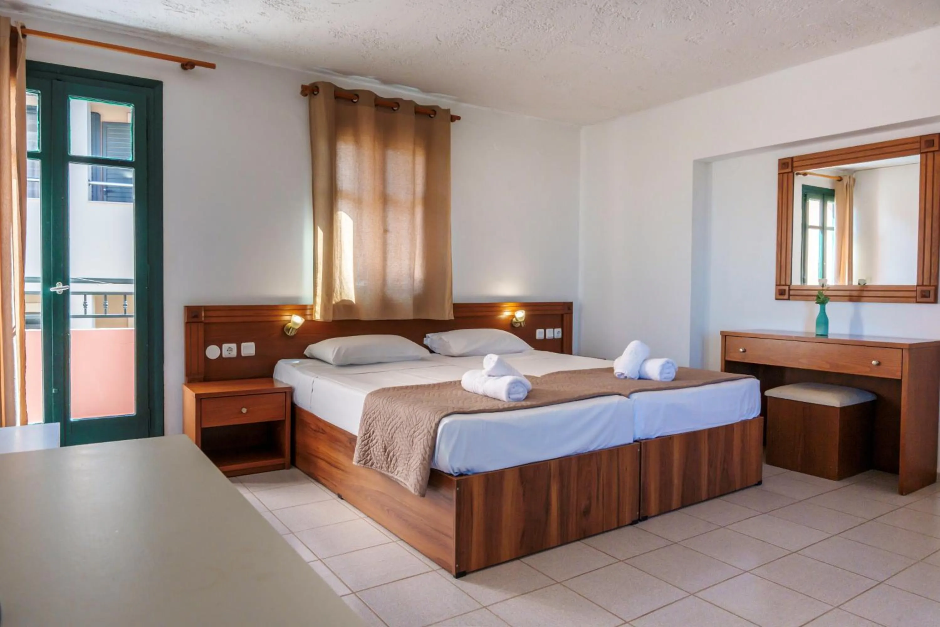 Bedroom, Bed in Kri-Kri Village Holiday Apts by Estia