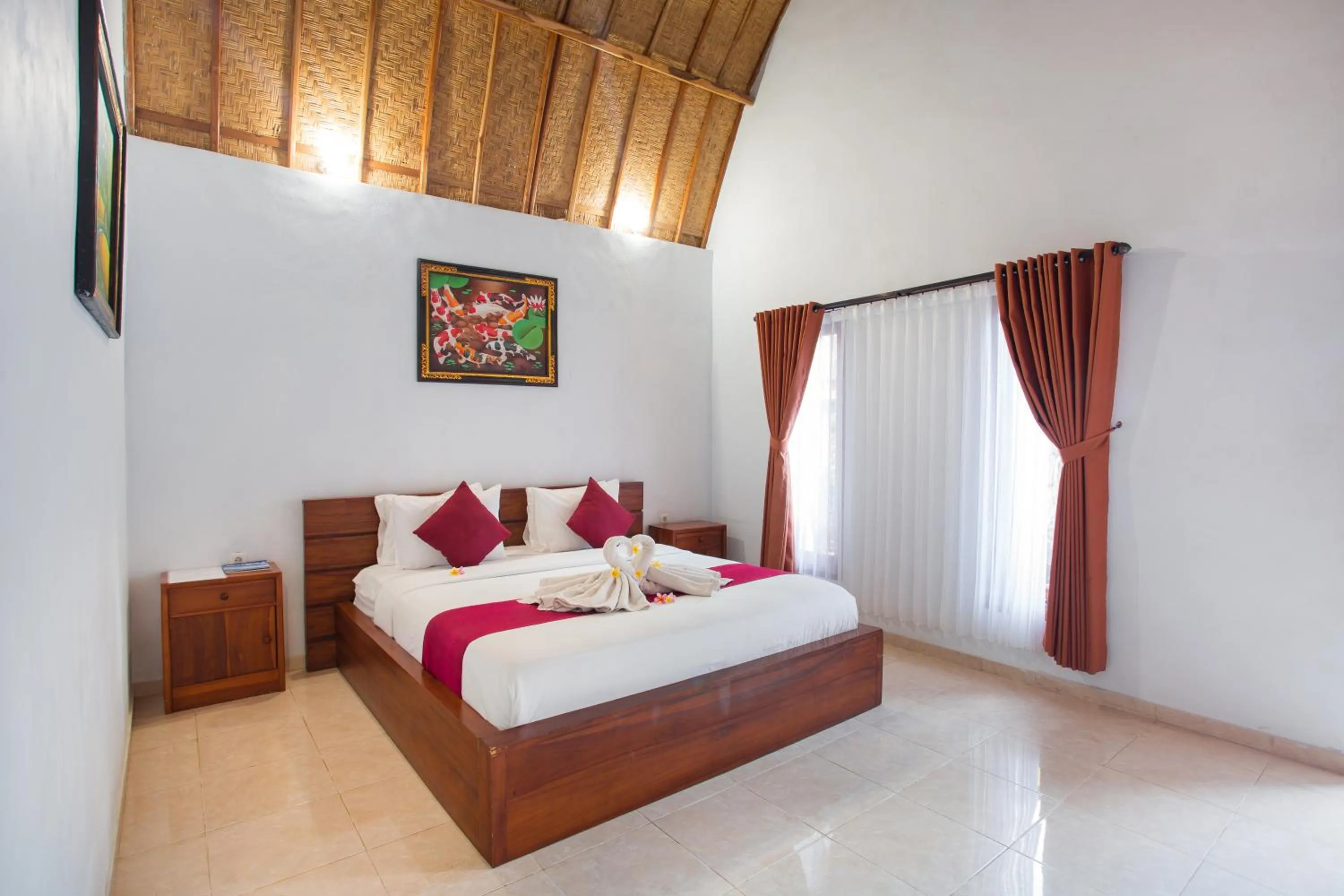 Bed in Jona Bungalow