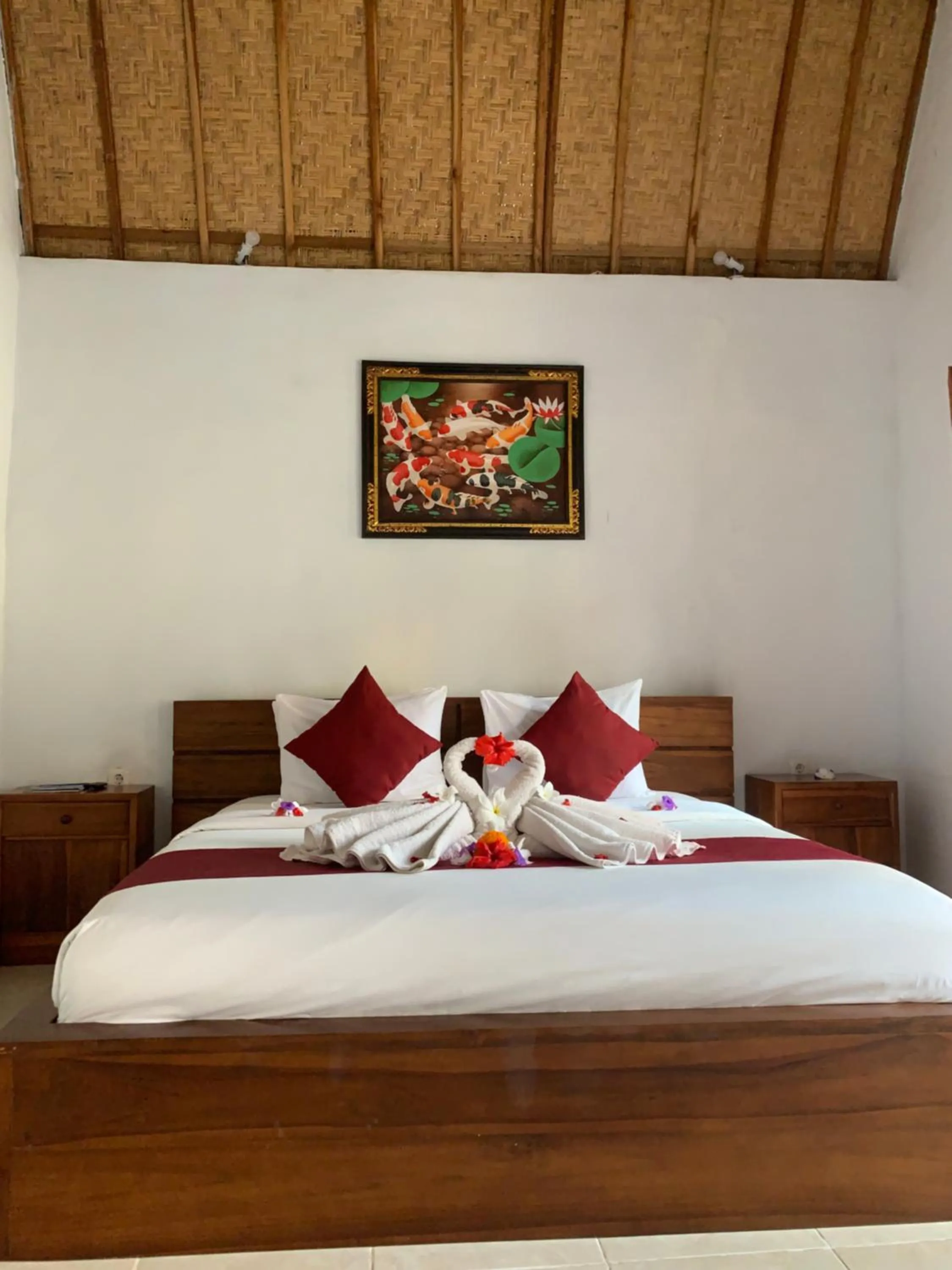 Bed in Jona Bungalow