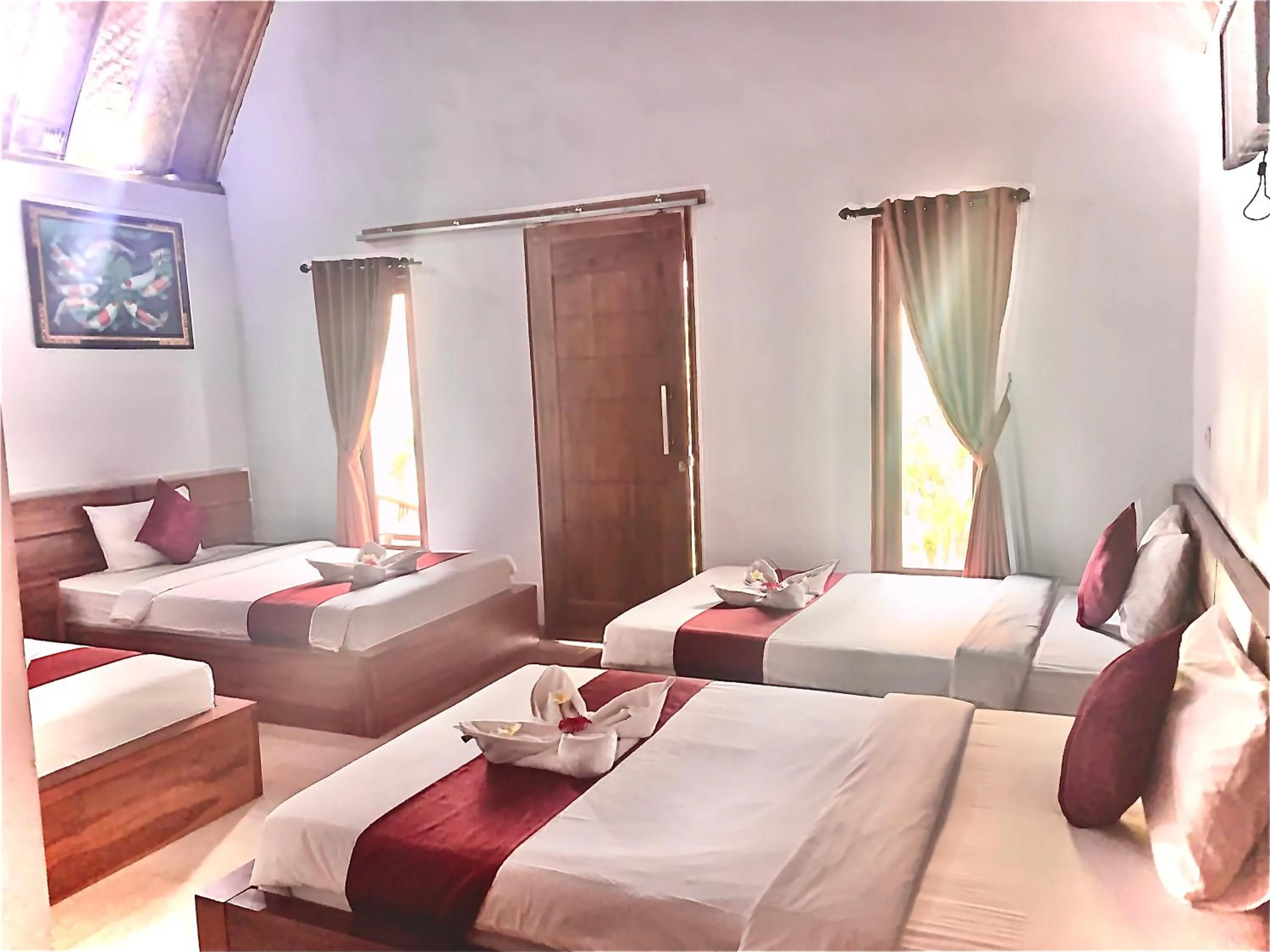 Bed in Jona Bungalow