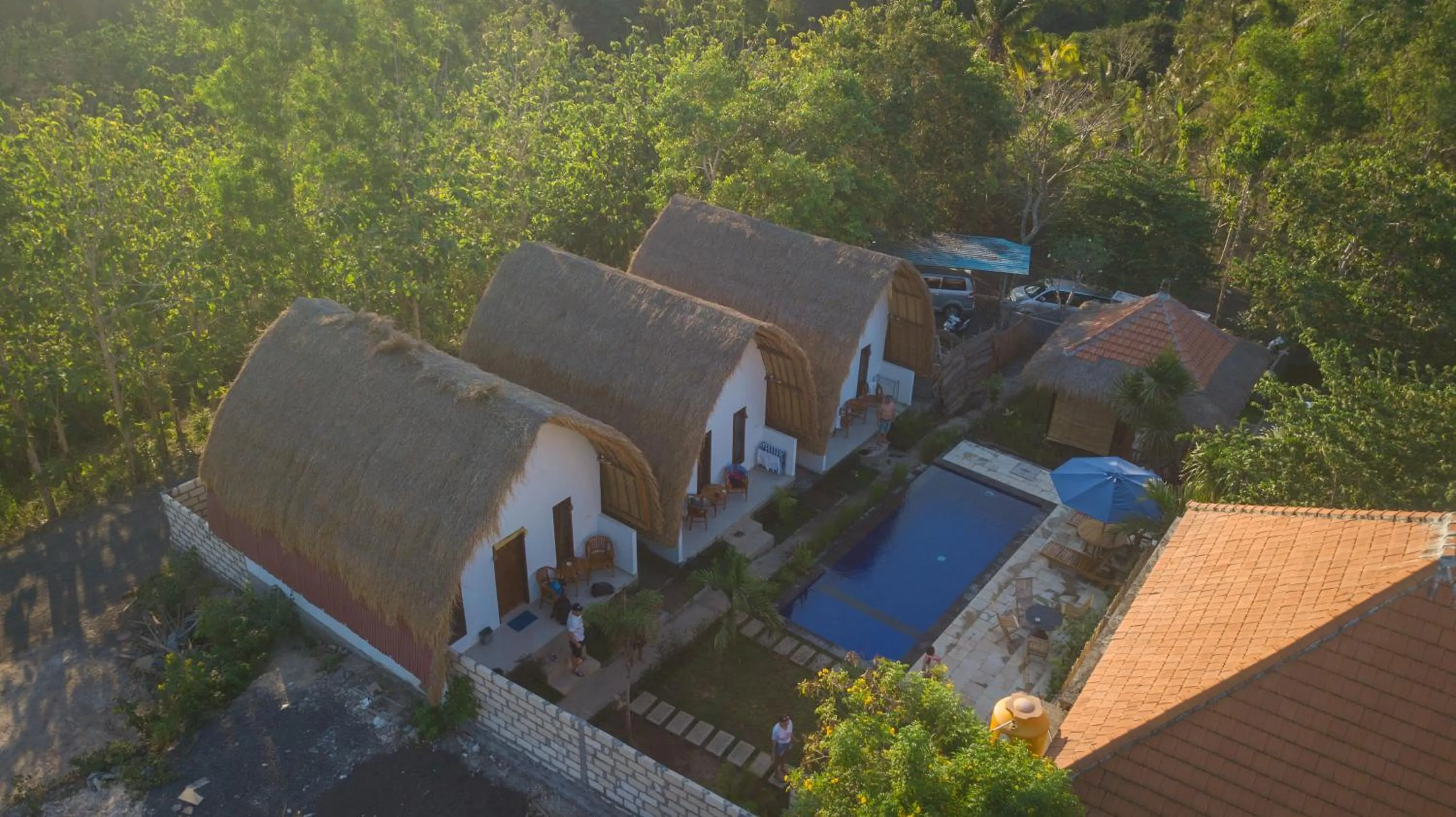Bird's eye view in Jona Bungalow