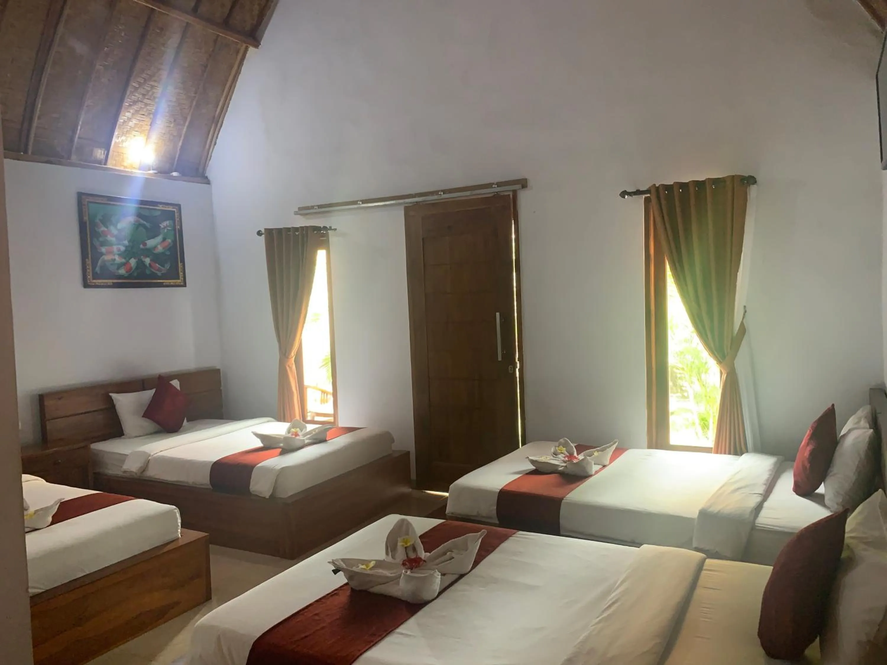 Bed in Jona Bungalow