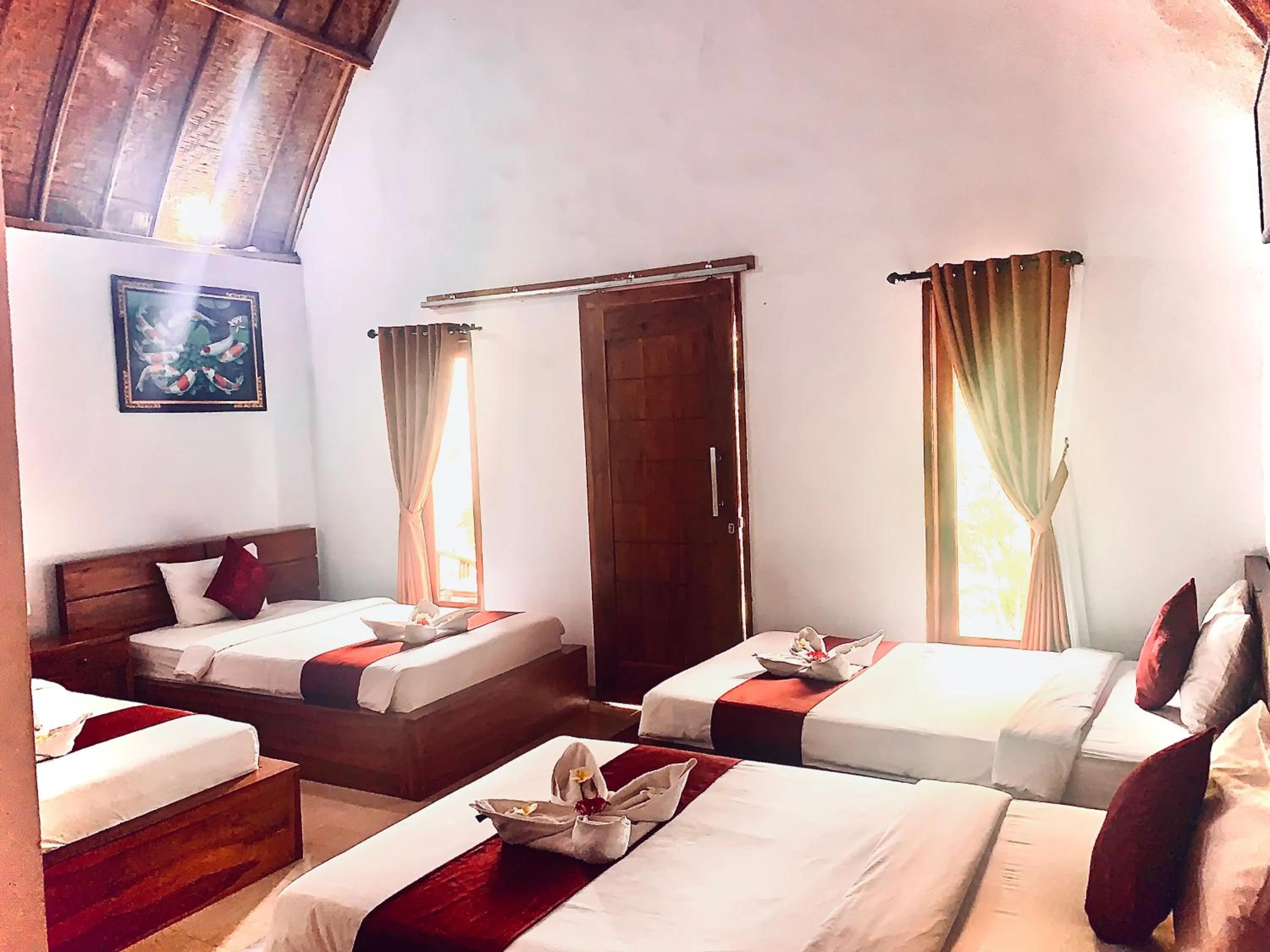 Bed in Jona Bungalow