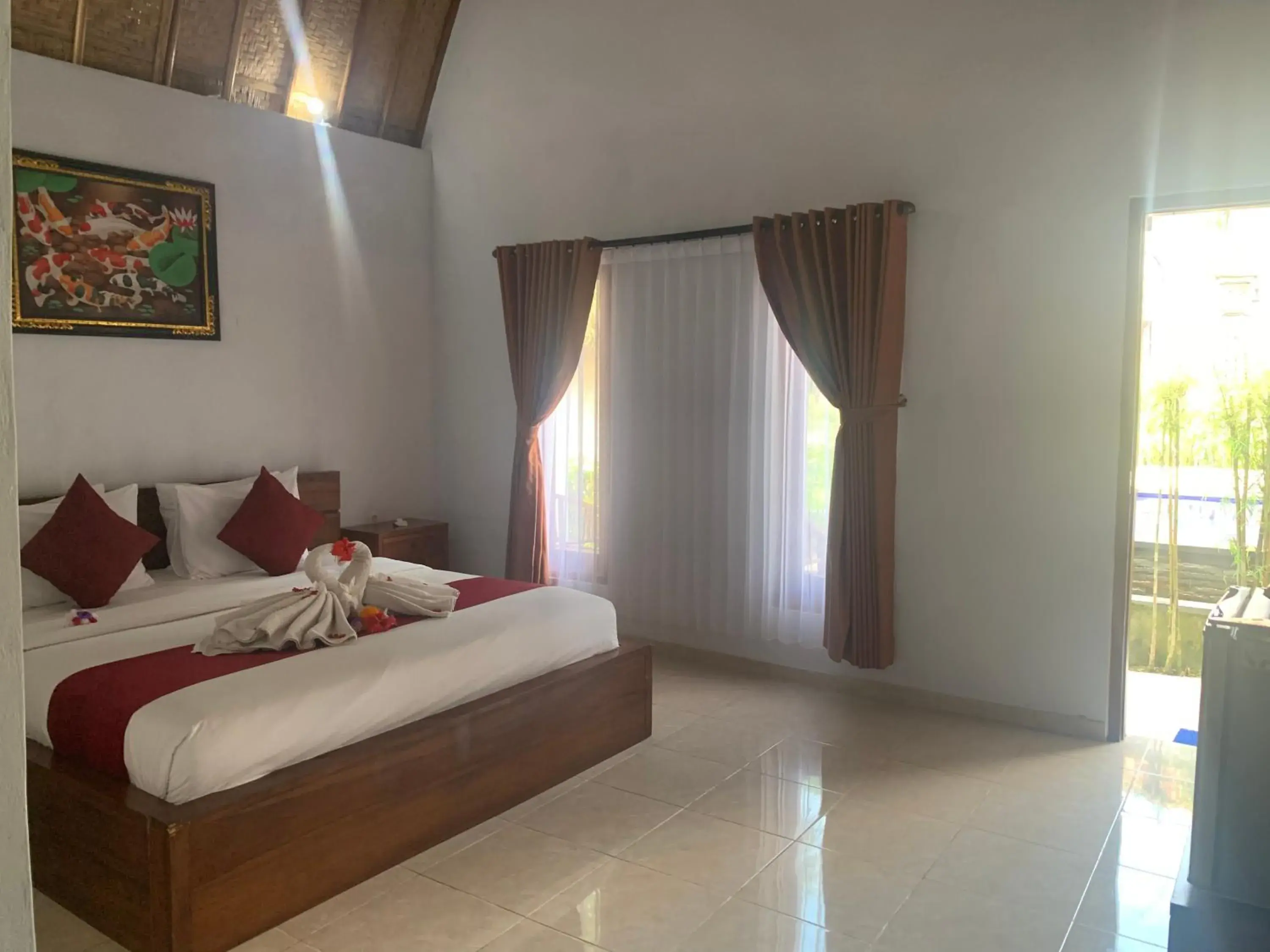 Bed in Jona Bungalow Bed in Jona Bungalow