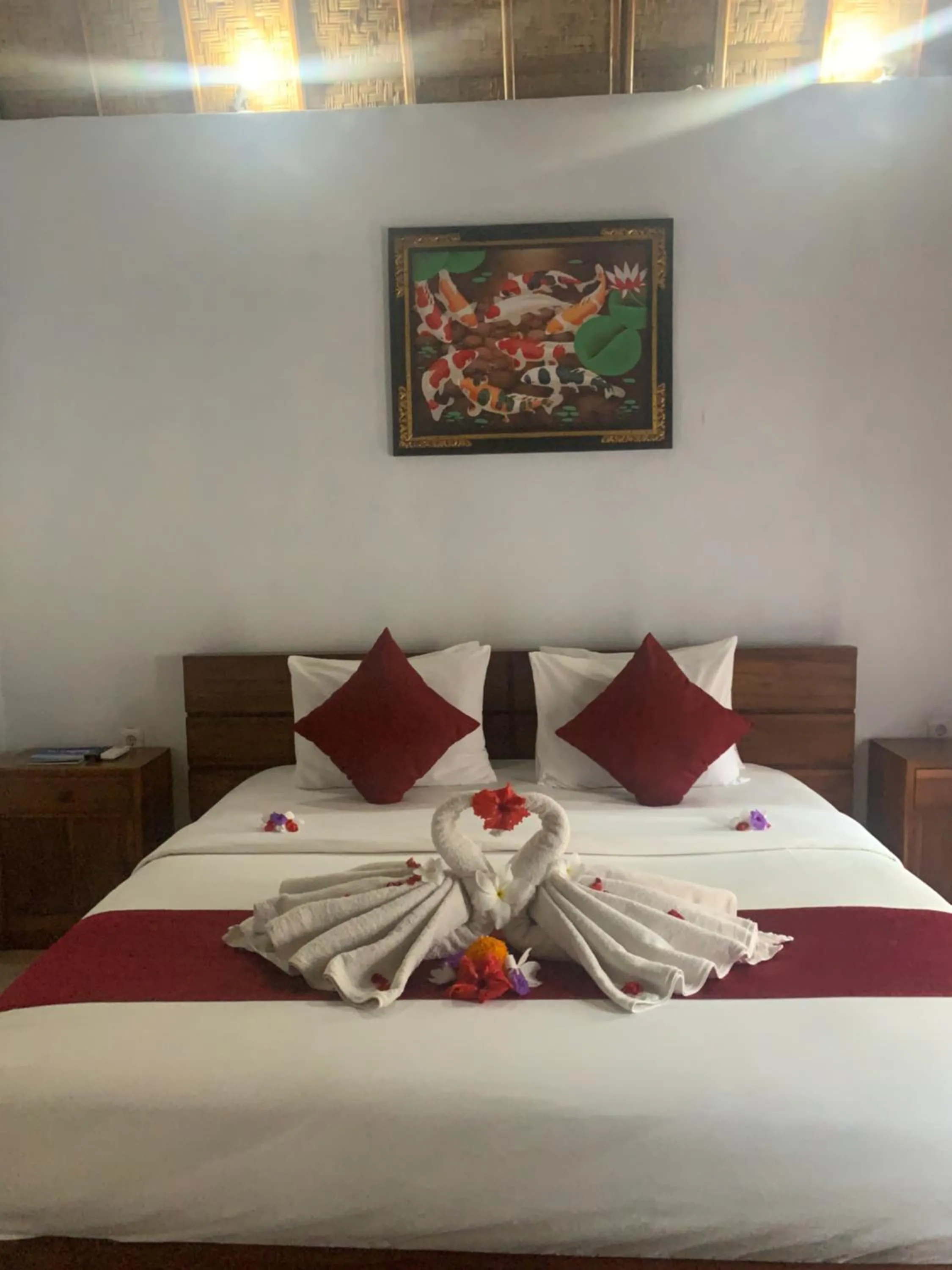 Bed in Jona Bungalow