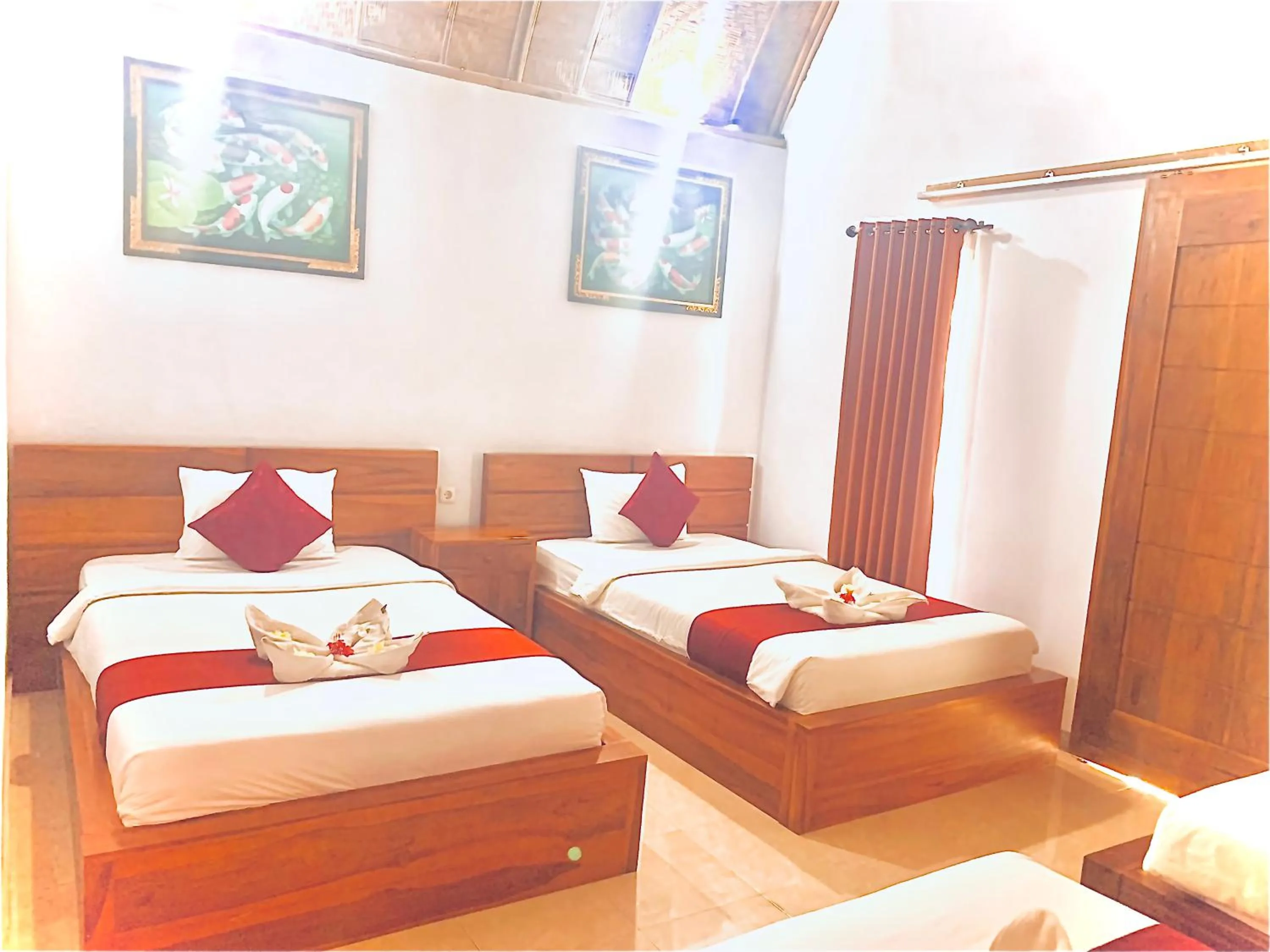 Bed in Jona Bungalow