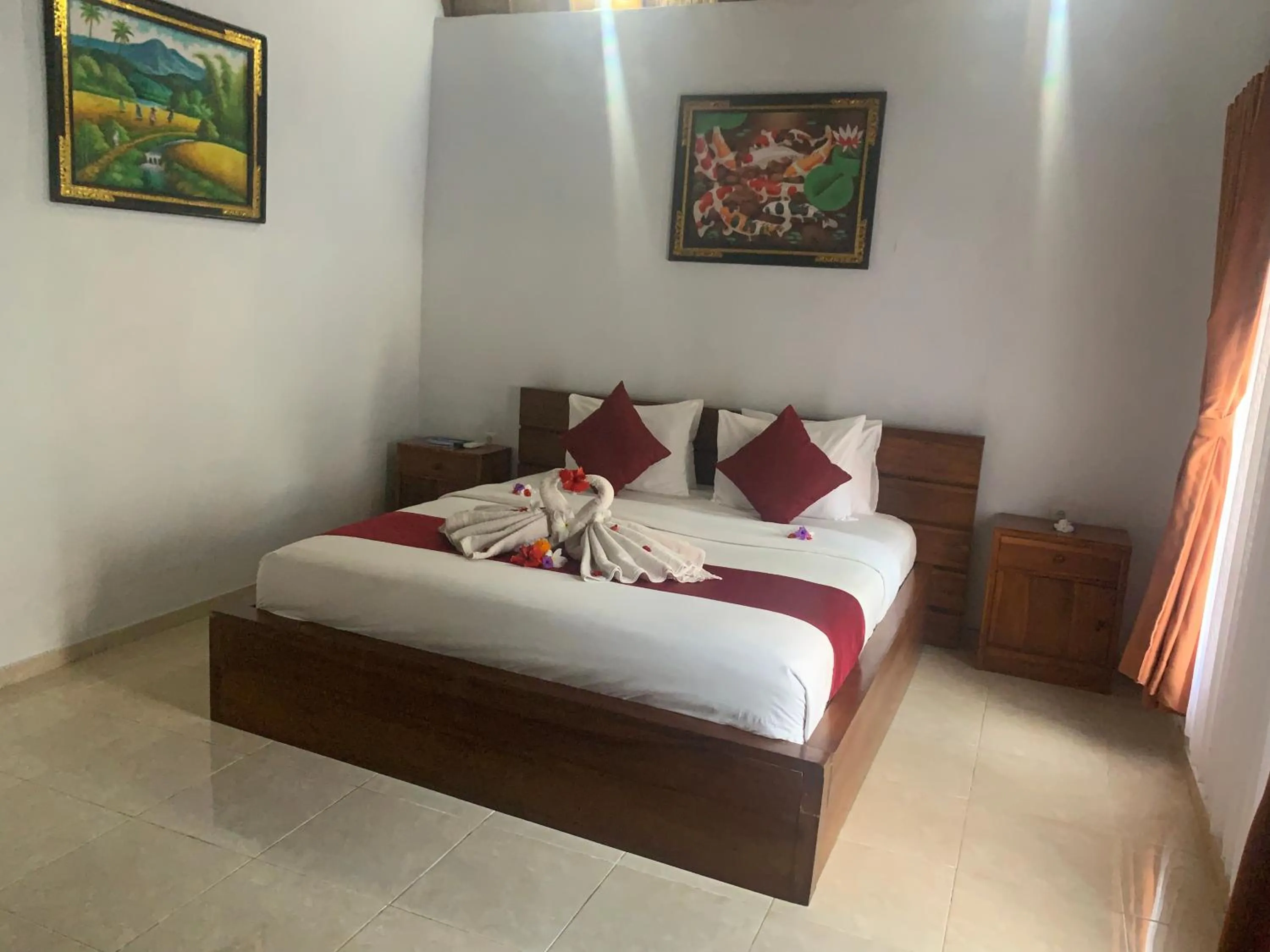 Bed in Jona Bungalow