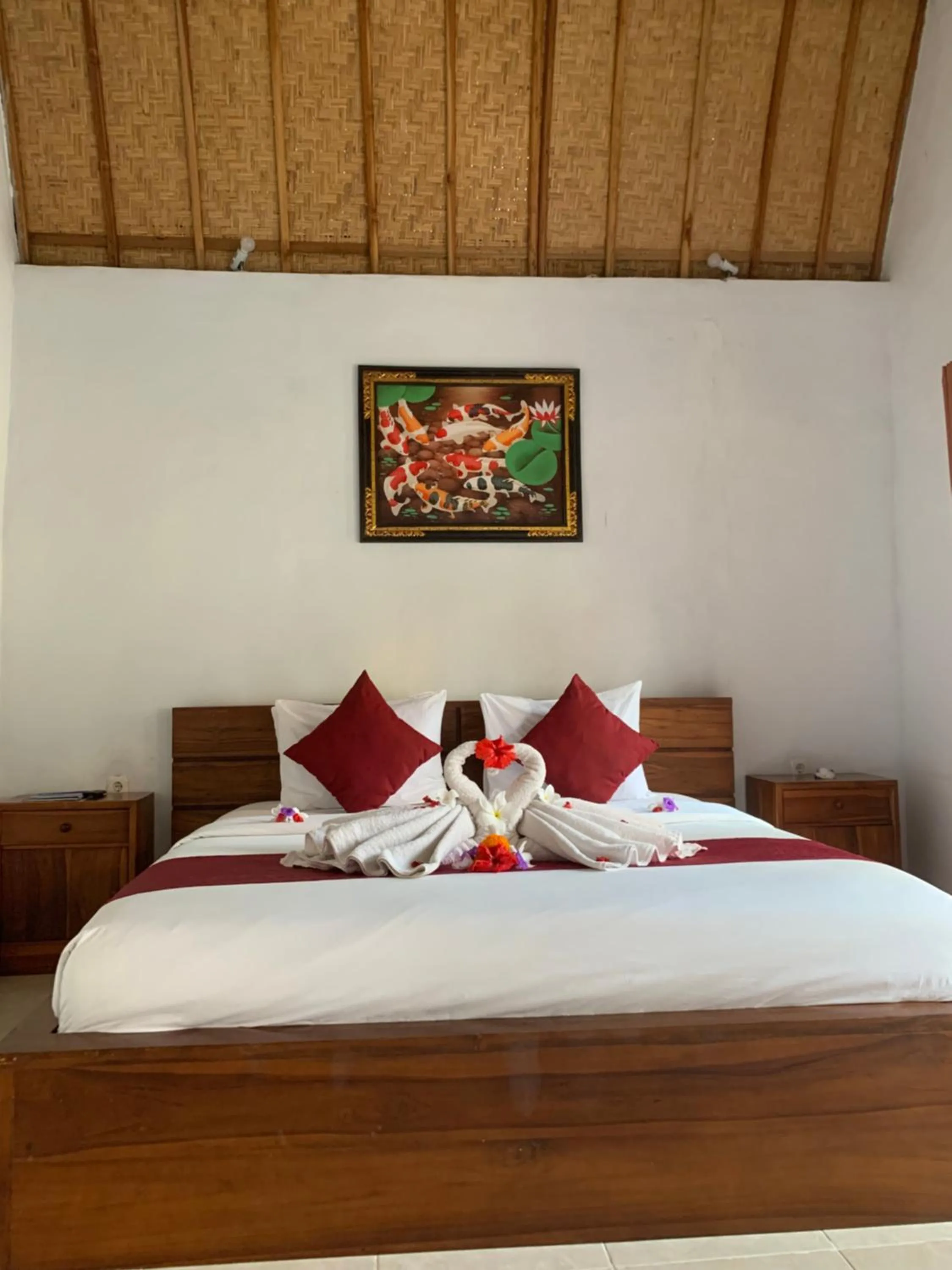 Bed in Jona Bungalow