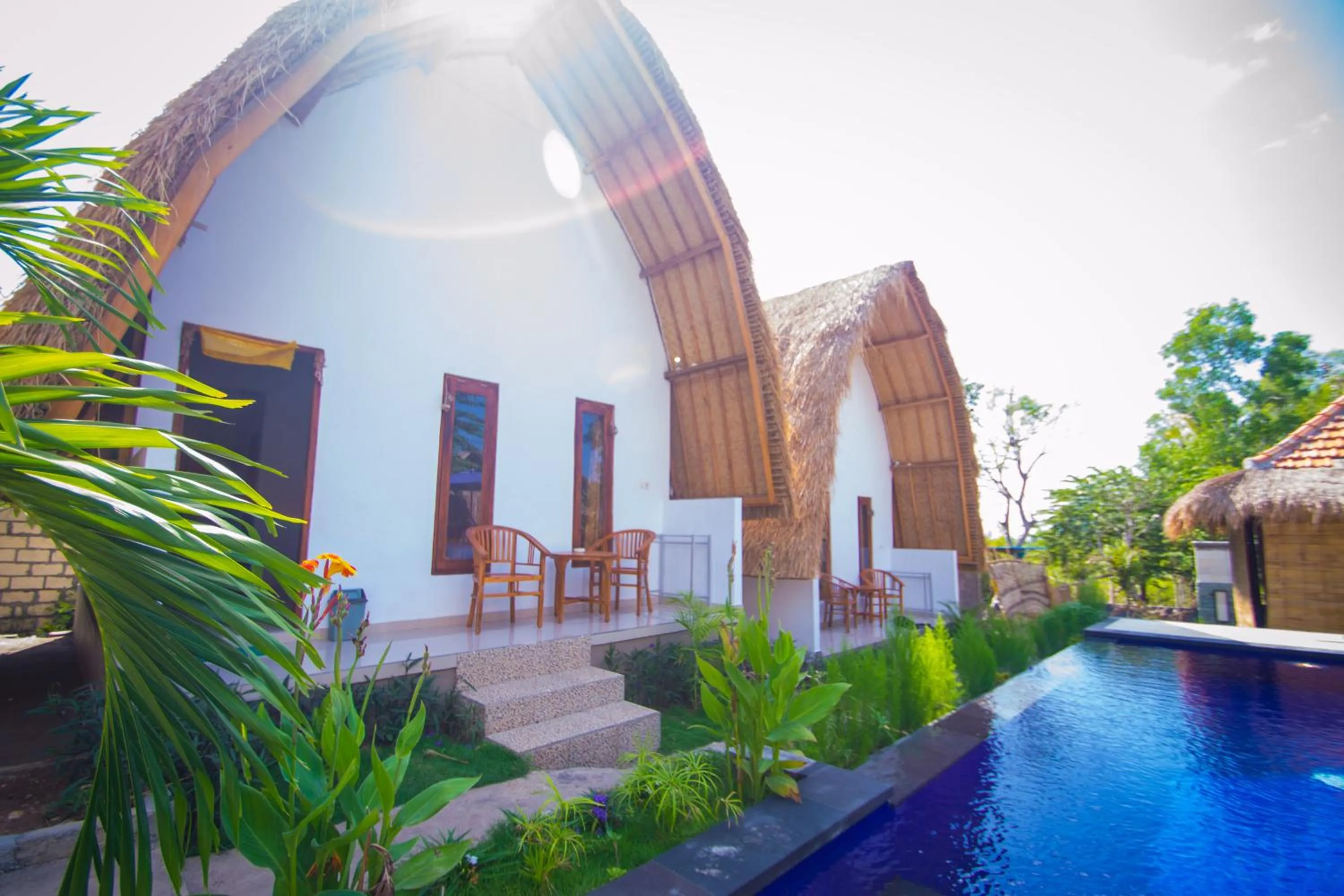 Balcony/Terrace in Jona Bungalow