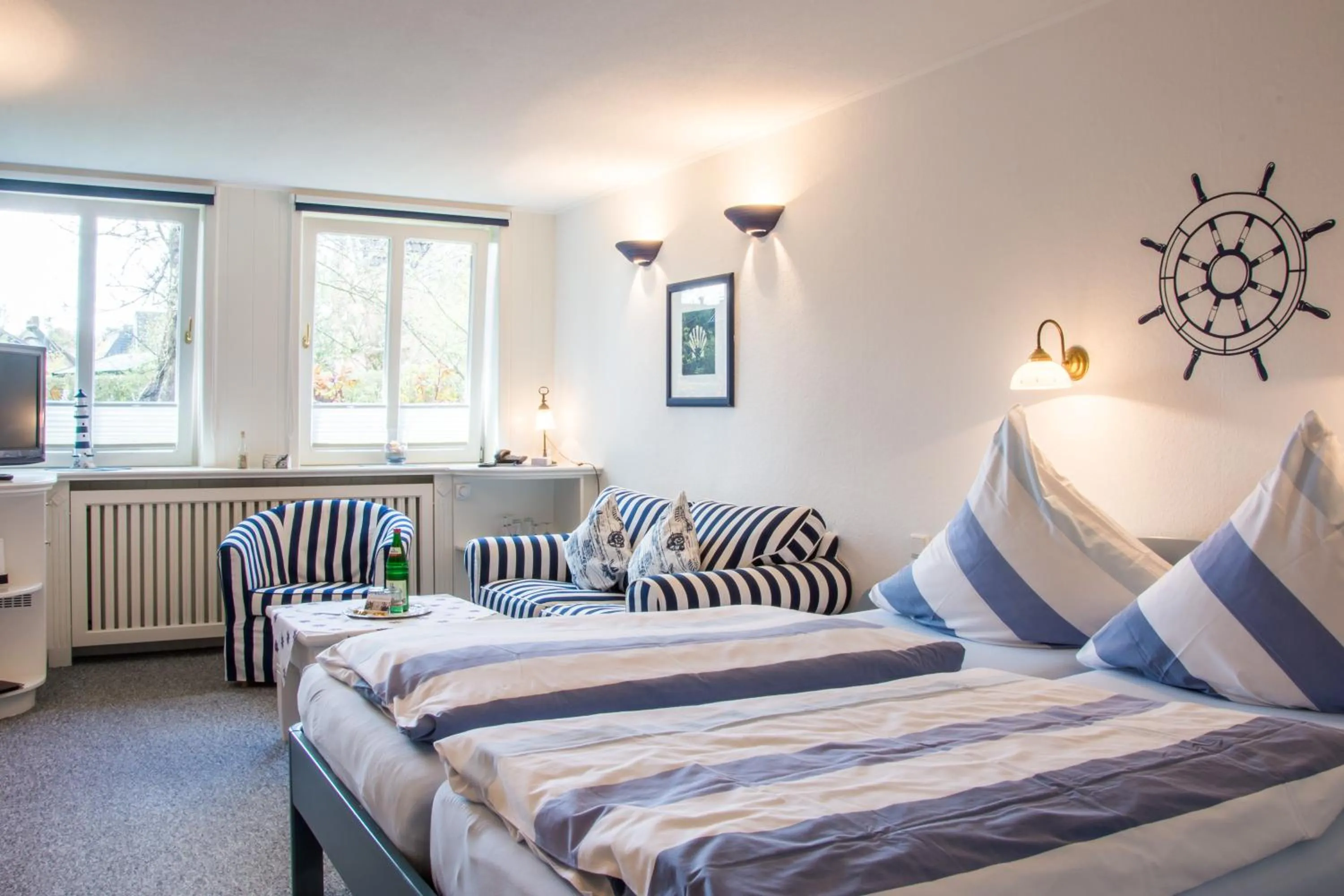 Bedroom, Bed in Inselhotel Arfsten