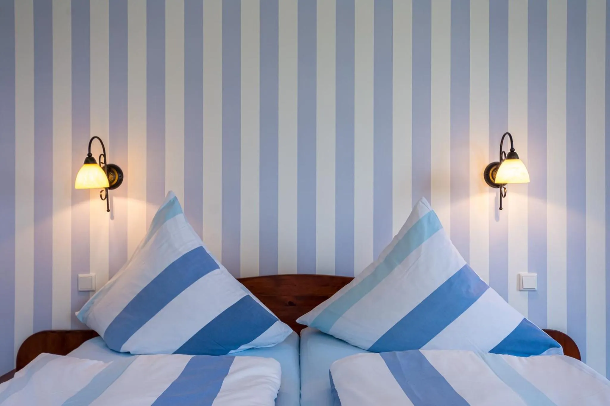 Bed in Inselhotel Arfsten