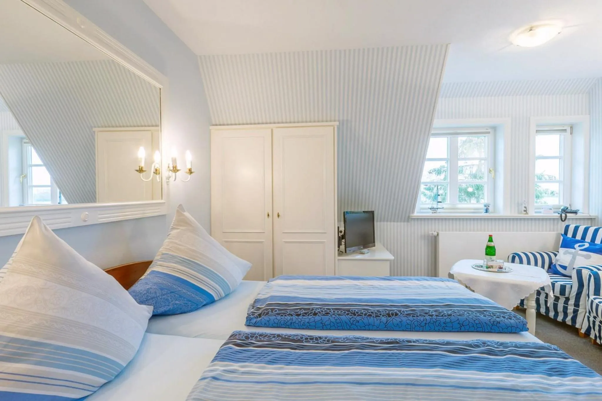 Bedroom, Bed in Inselhotel Arfsten