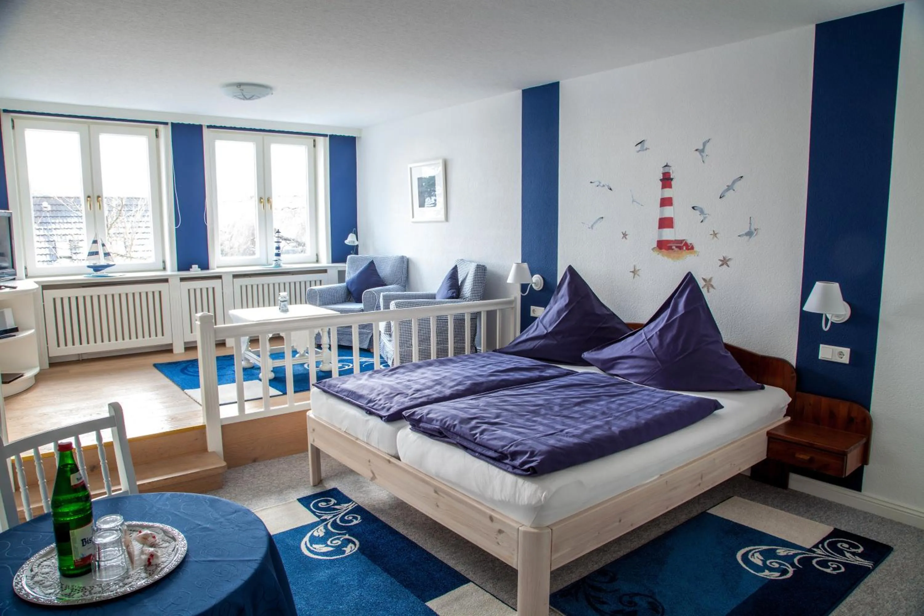 Day, Bed in Inselhotel Arfsten