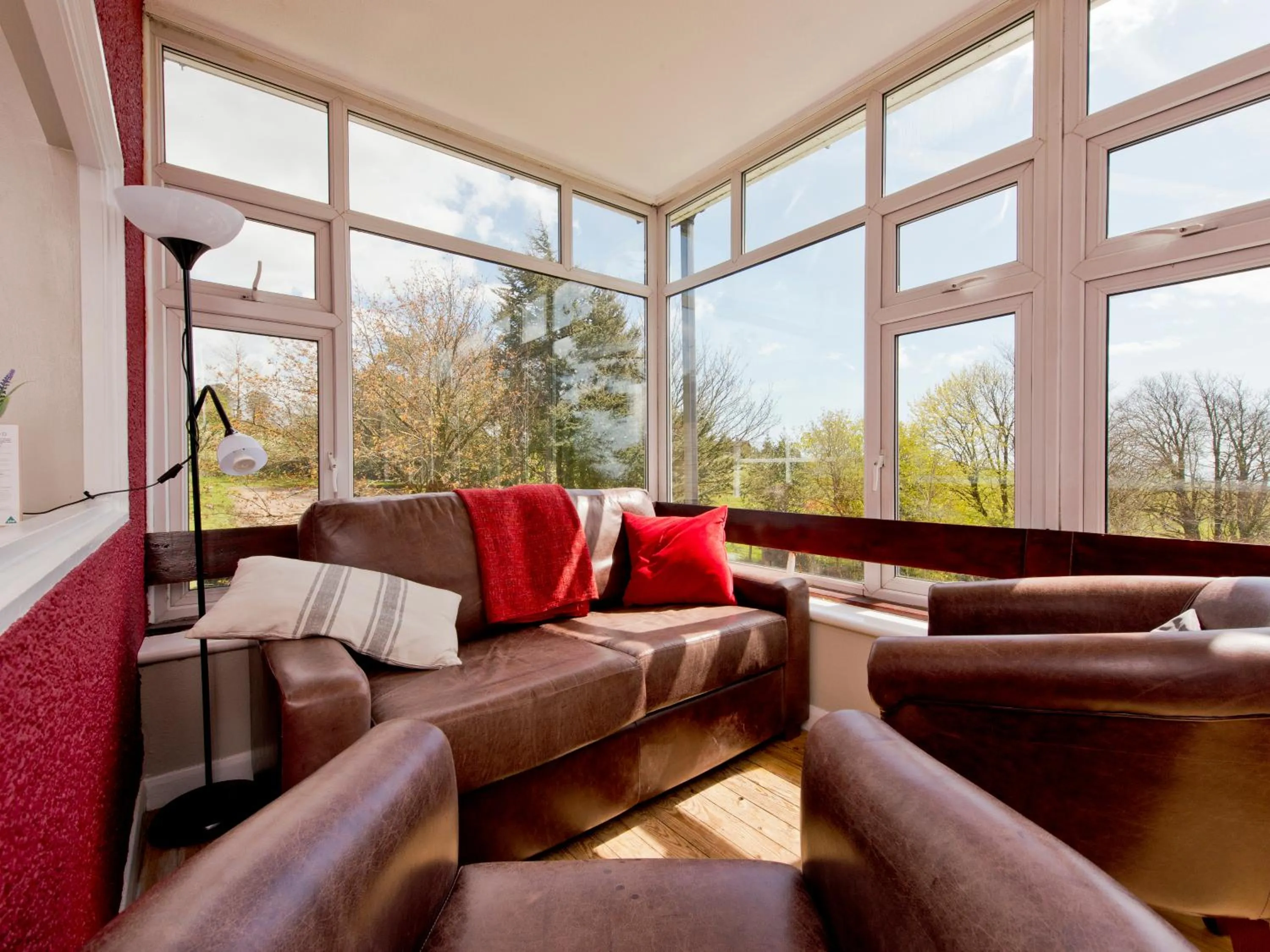 Seating area in YHA Truleigh Hill