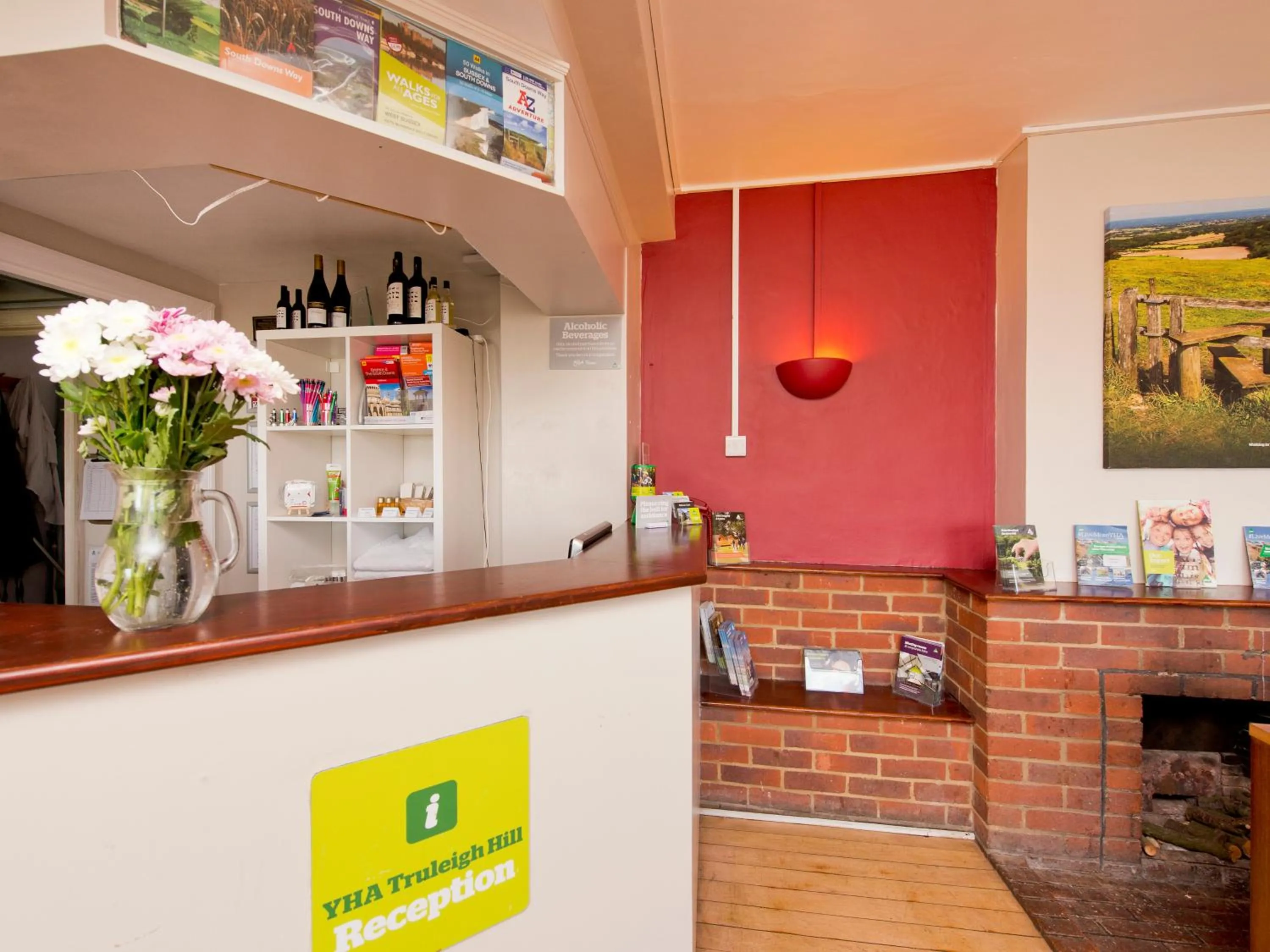 Lobby or reception in YHA Truleigh Hill
