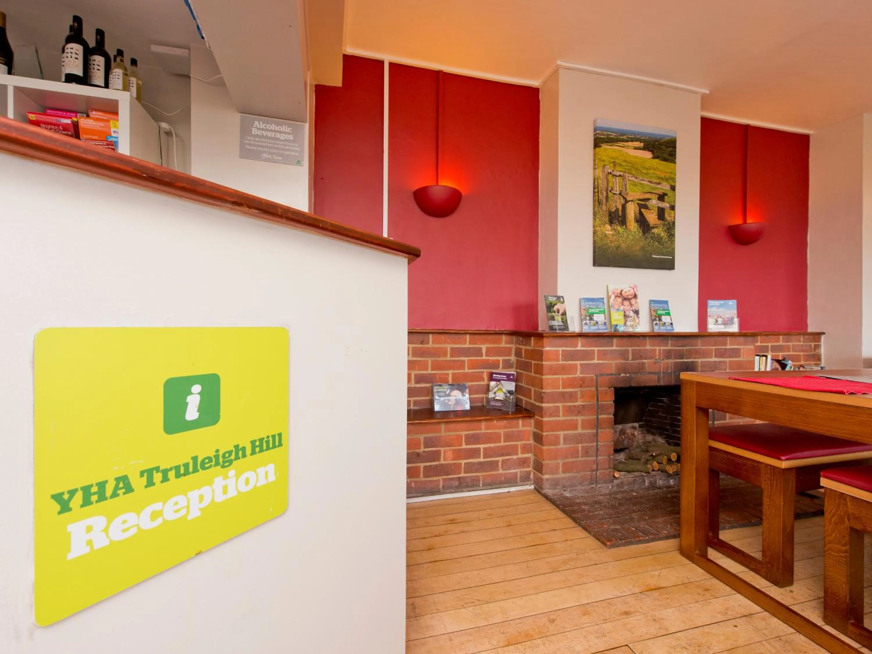 Lobby or reception in YHA Truleigh Hill