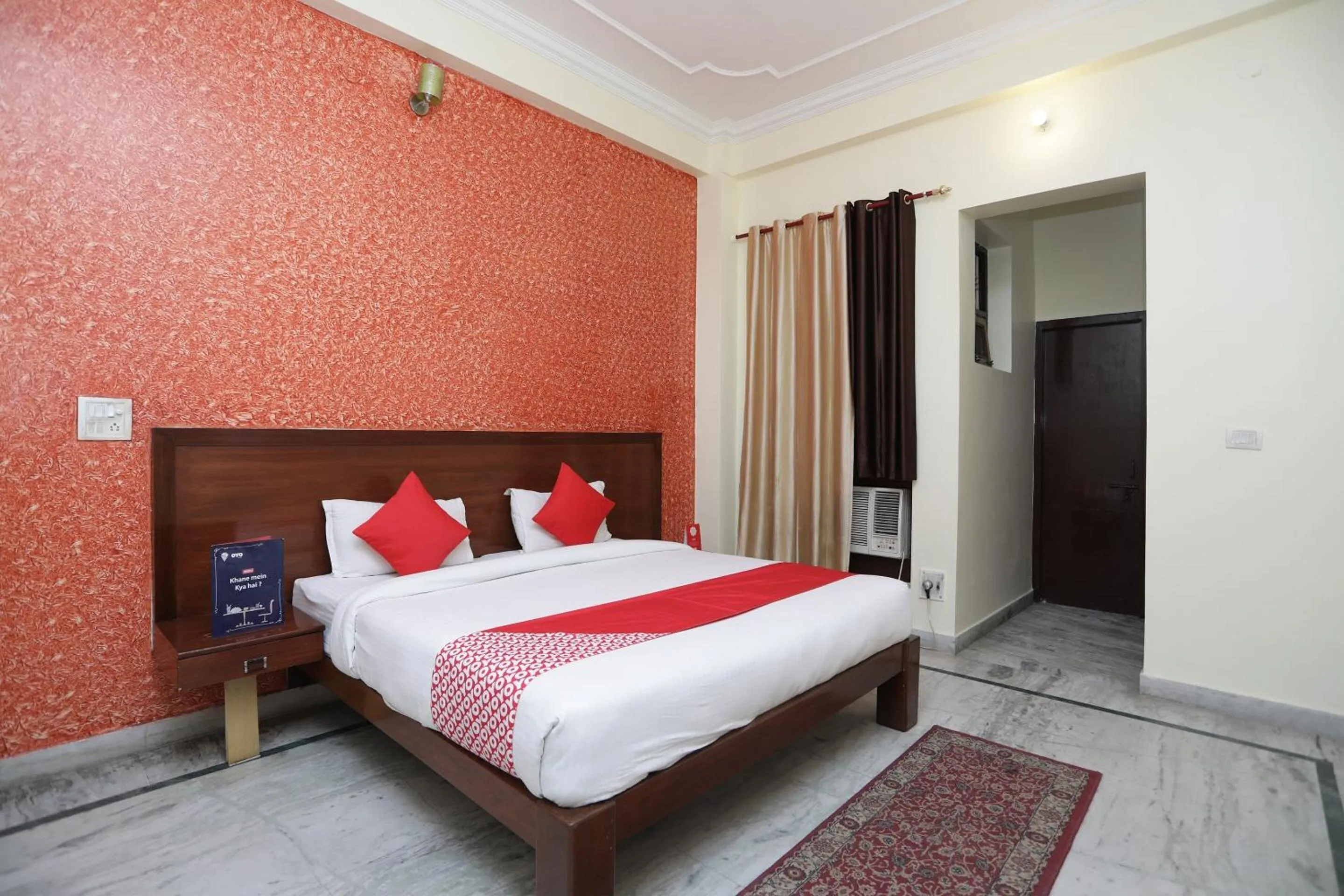 Bathroom, Bed in Hotel O Shikhar Paradise