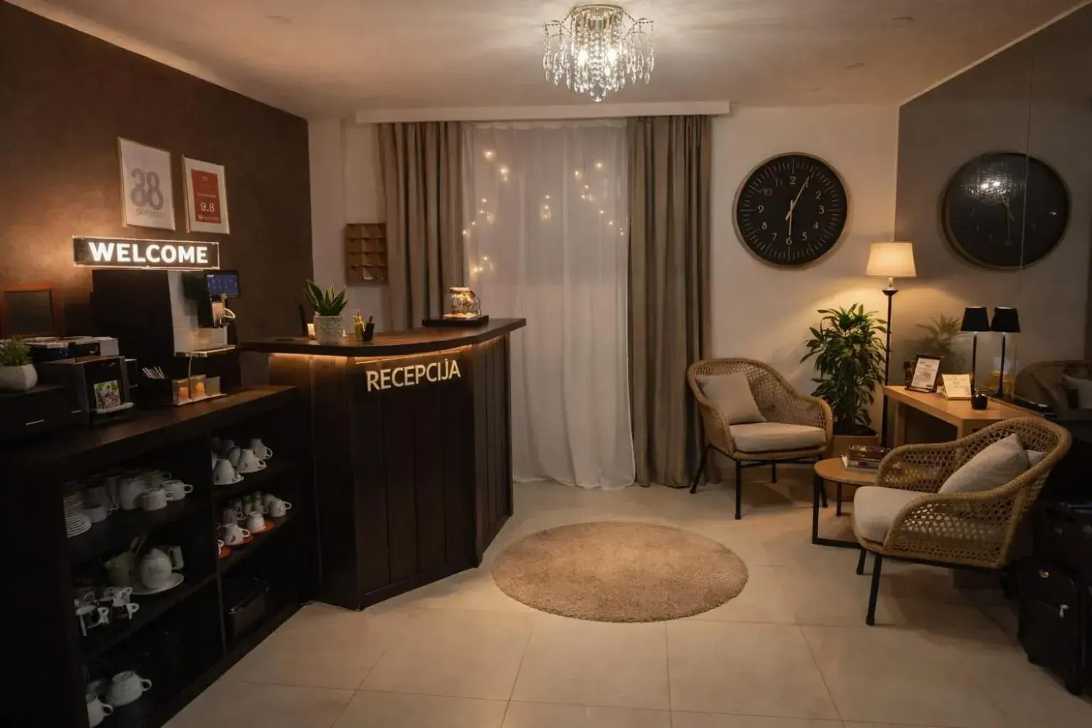 Lobby or reception in Plitvice Falls Cottage - Luxury rooms & Dinner Lobby or reception in Plitvice Falls Cottage - Luxury rooms & Dinner