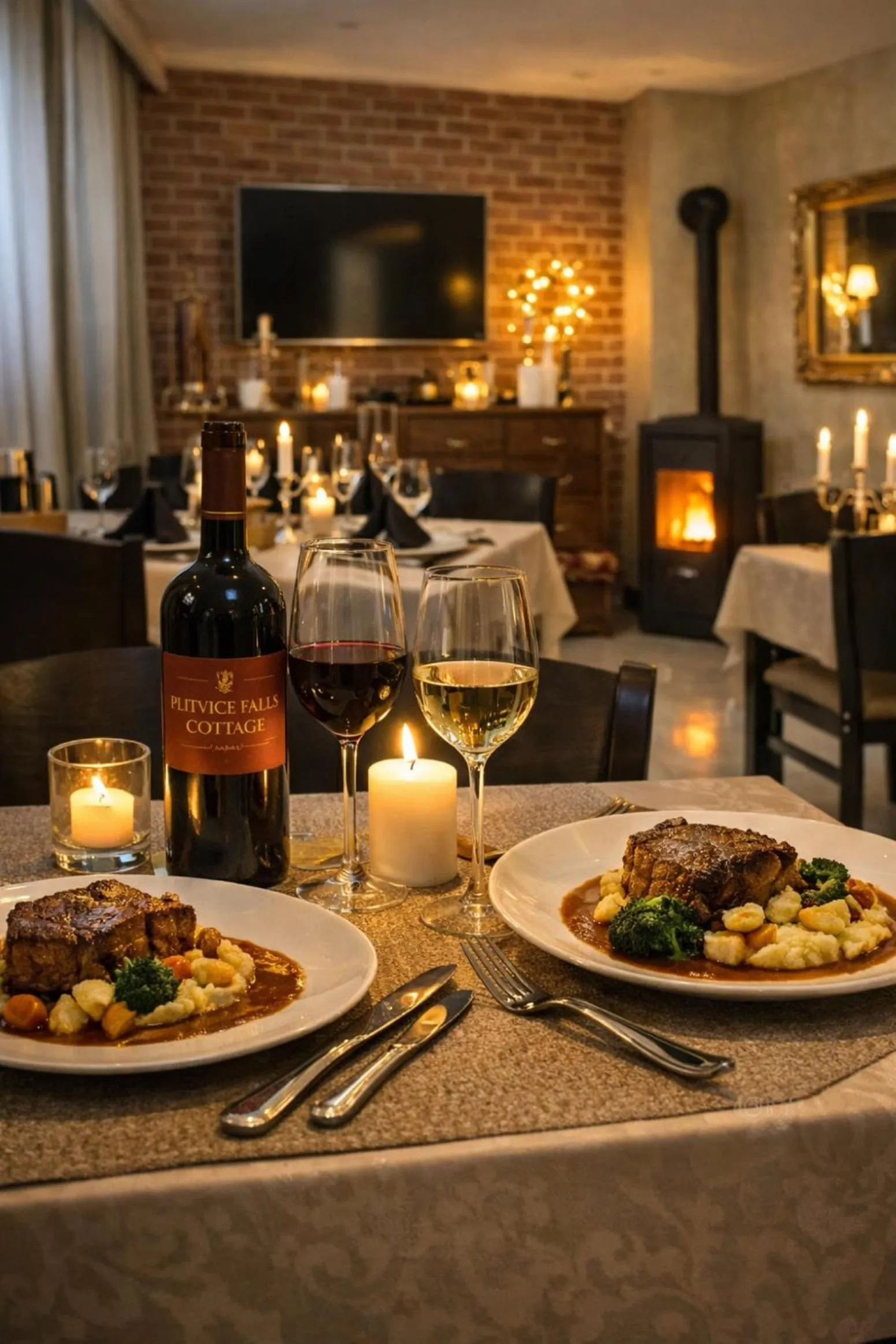 Restaurant/places to eat in Plitvice Falls Cottage - Luxury rooms & Dinner