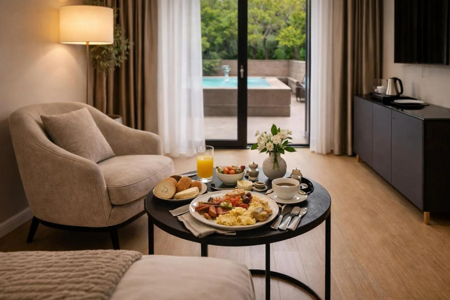 Breakfast in Plitvice Falls Cottage - Luxury rooms & Dinner