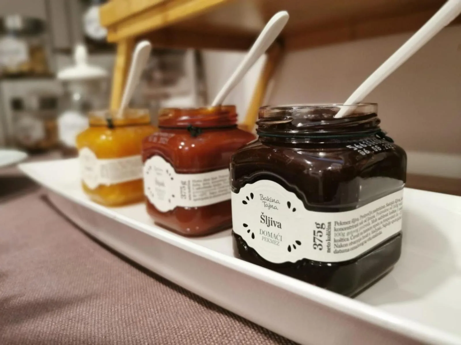 Food in Plitvice Falls Cottage