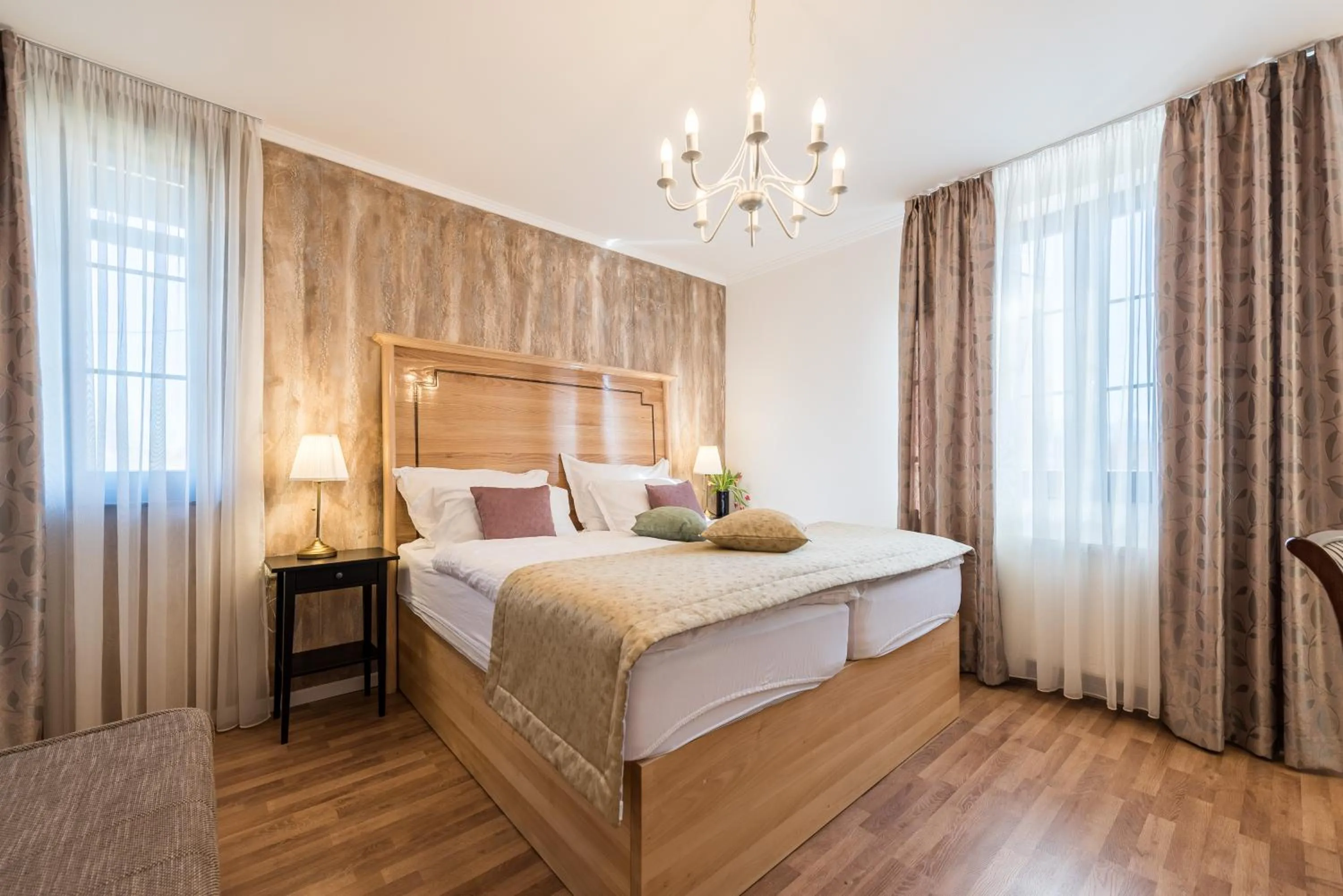 Bed in Plitvice Falls Cottage