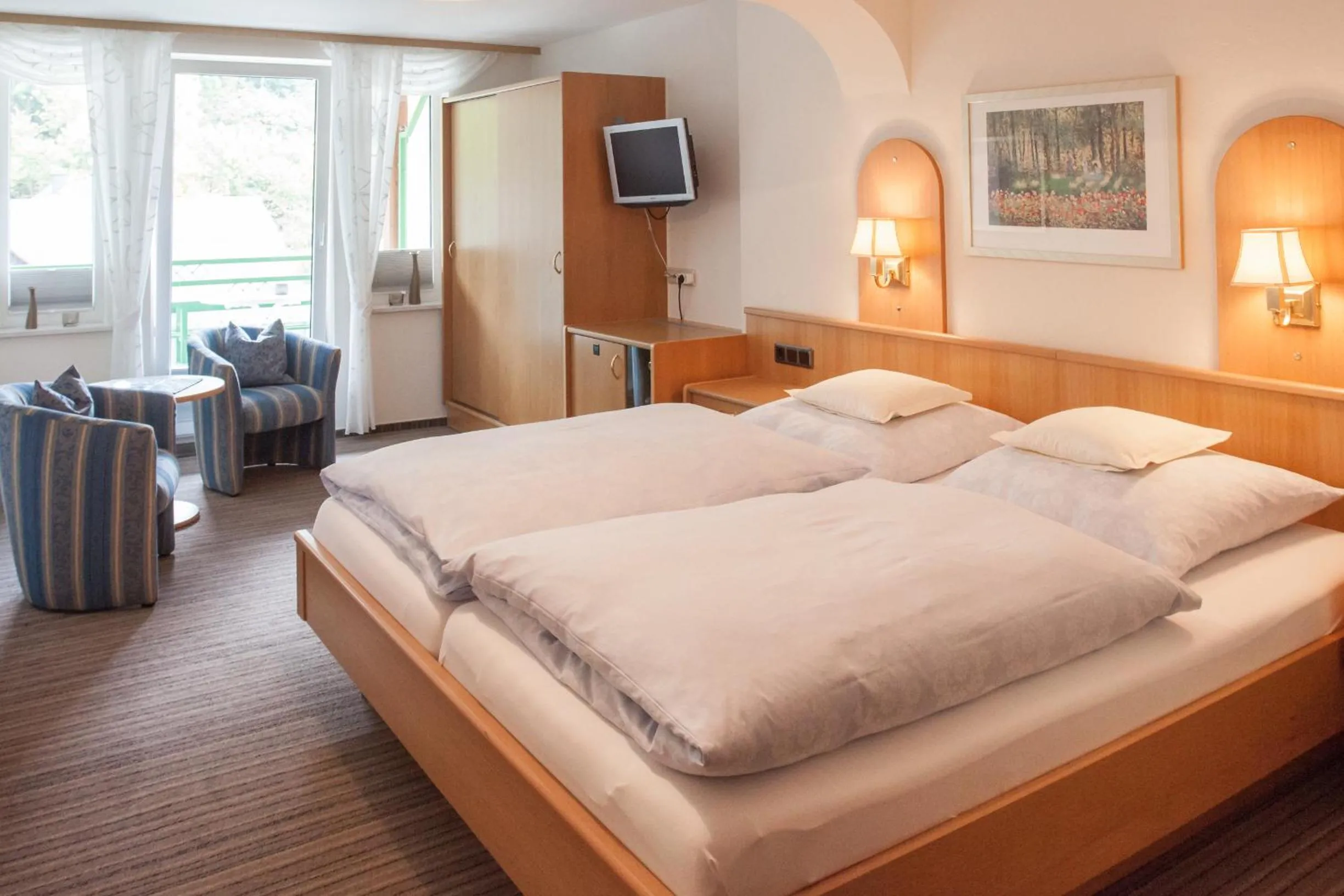 Photo of the whole room, Bed in Gästehaus Behle-Schäperken