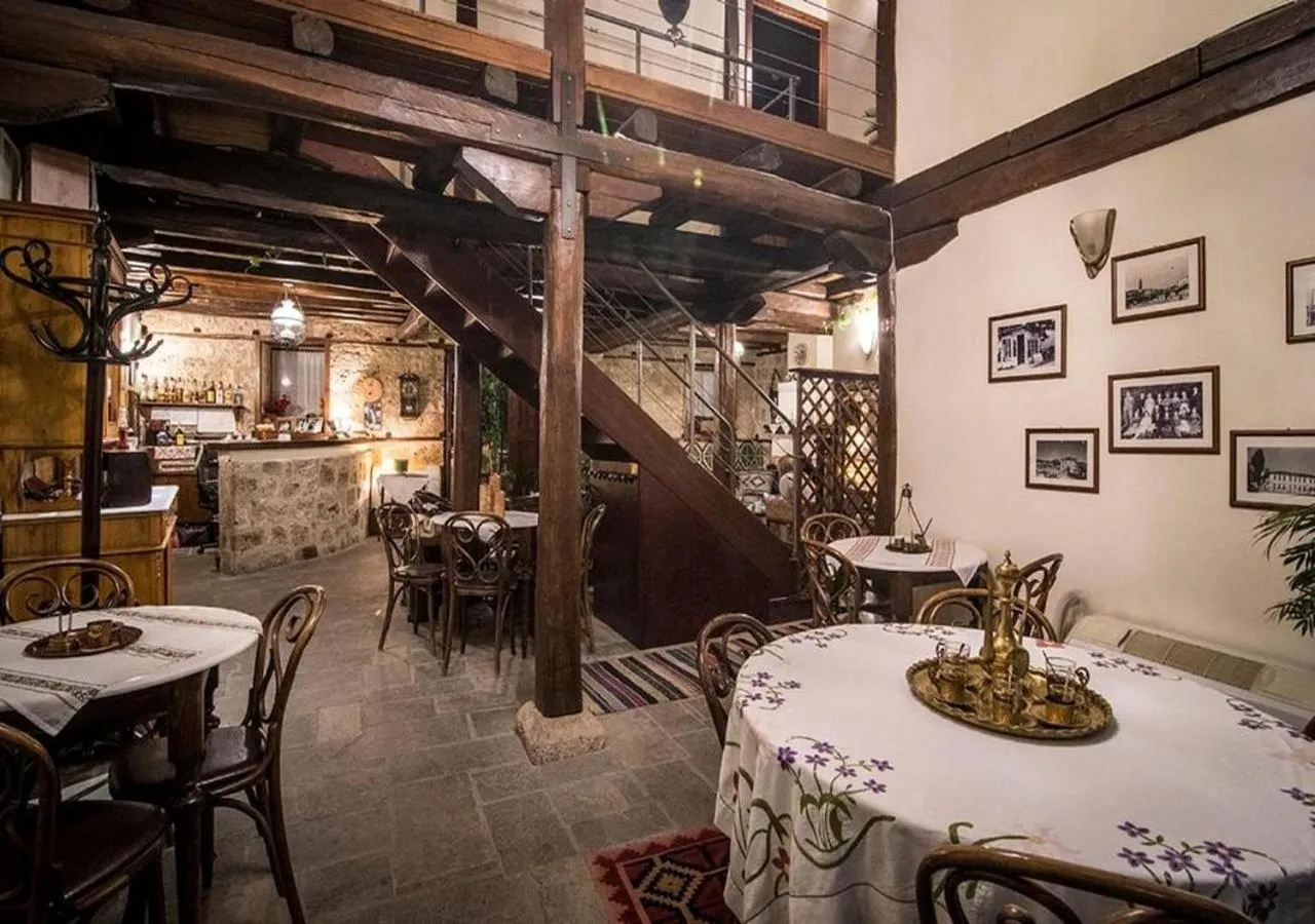 Communal lounge/ TV room in Hagiati Guesthouse - Edessa Cozy Mountain Retreat