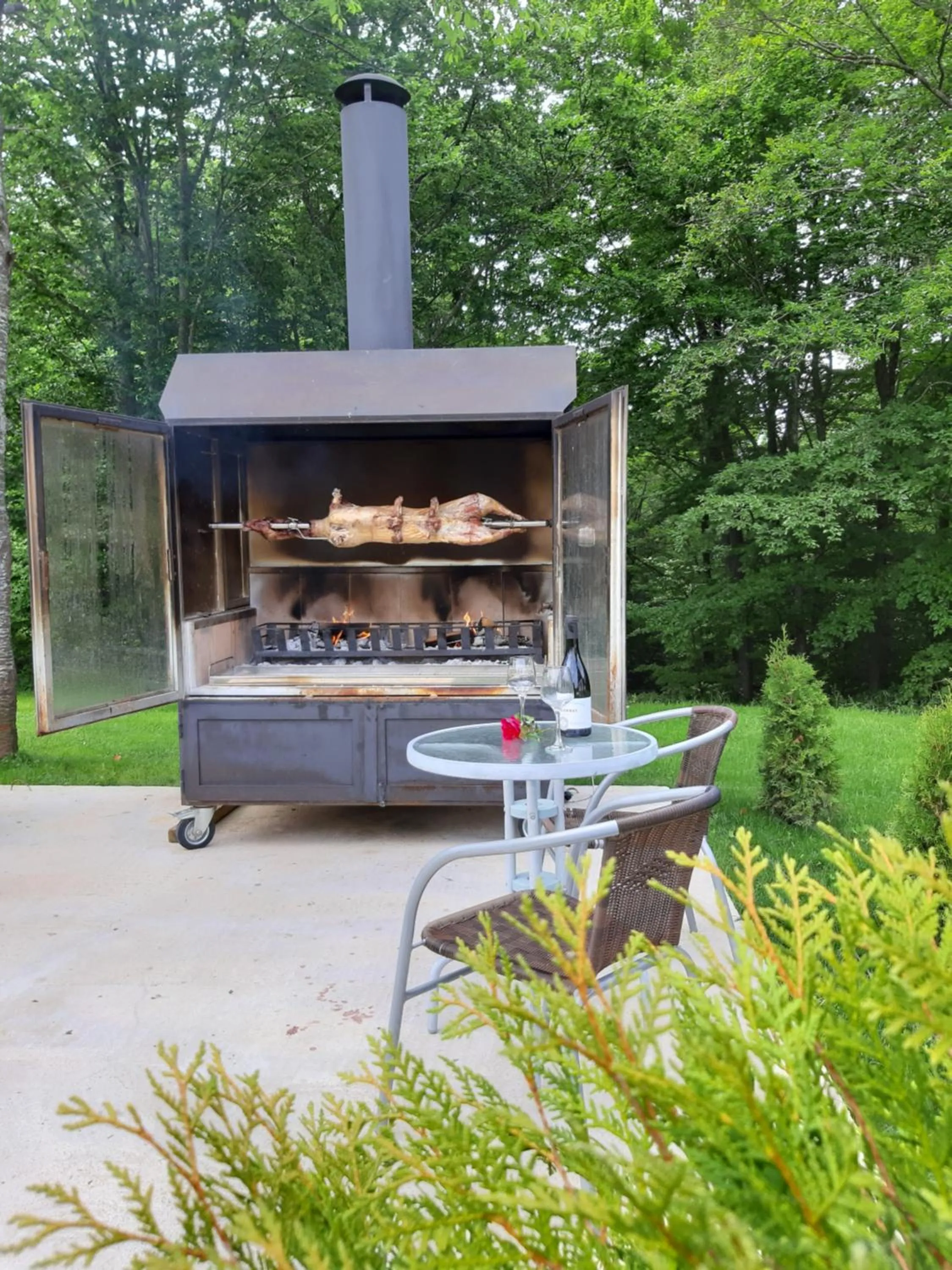 BBQ facilities in Pansion Breza