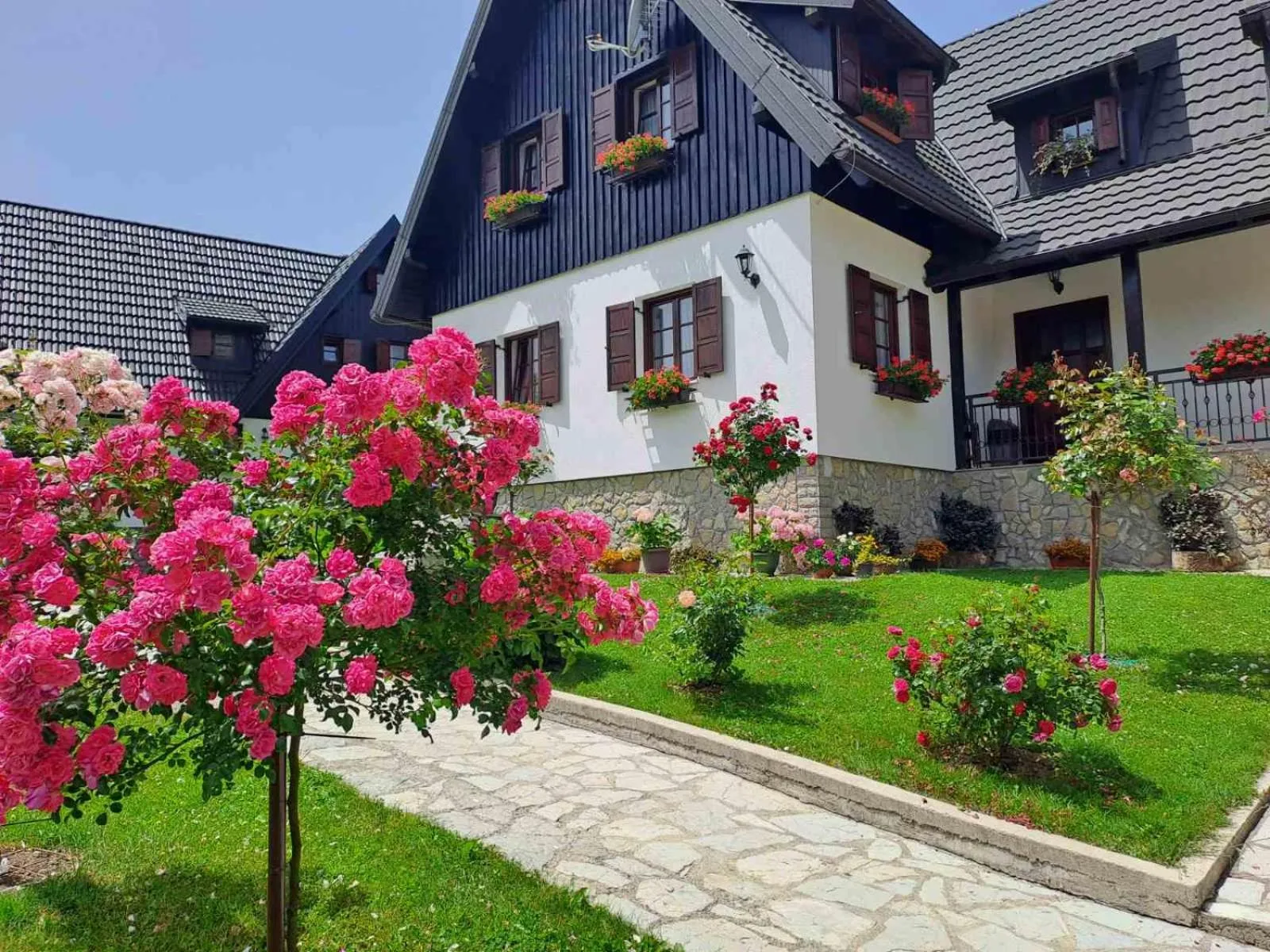 Garden in Pansion Breza