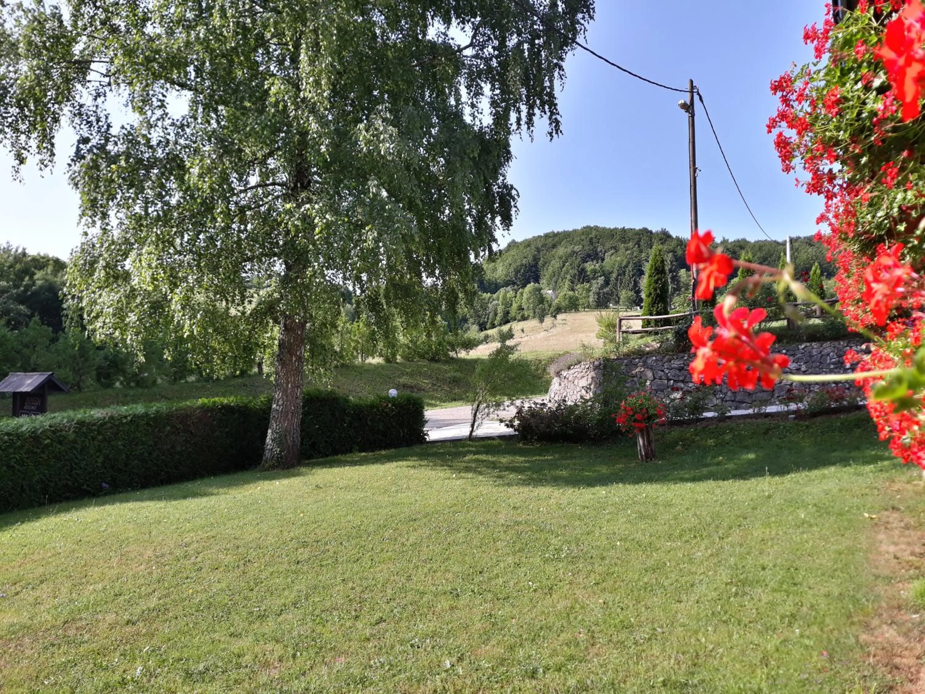 Garden in Pansion Breza