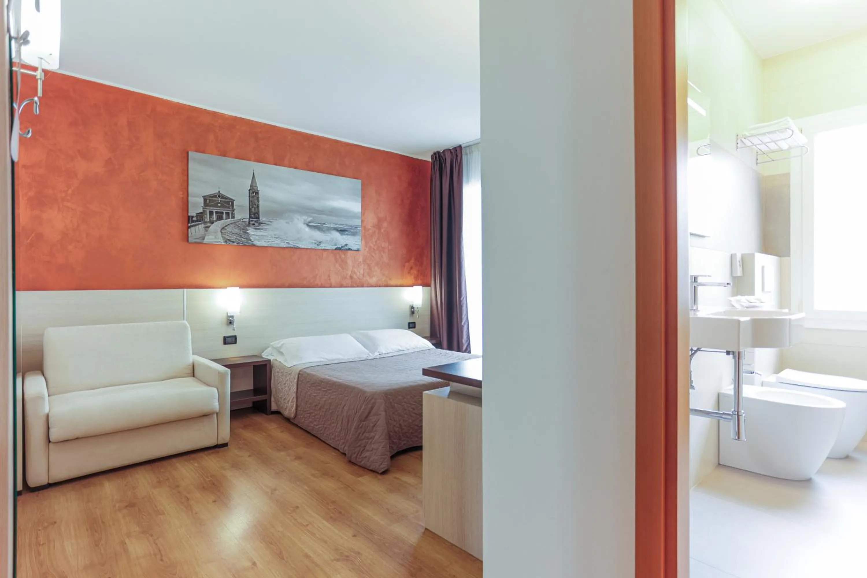 Bed in Hotel Levante