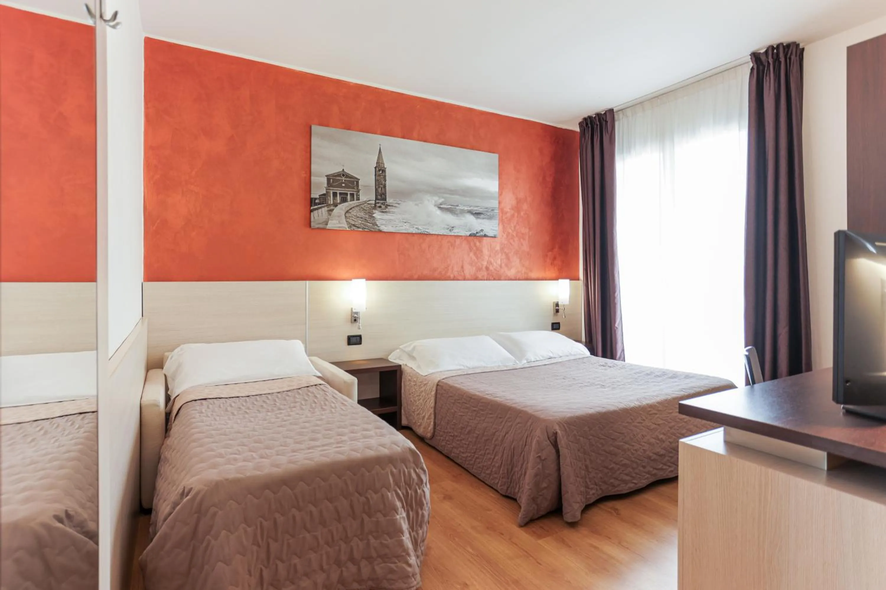 Bed in Hotel Levante