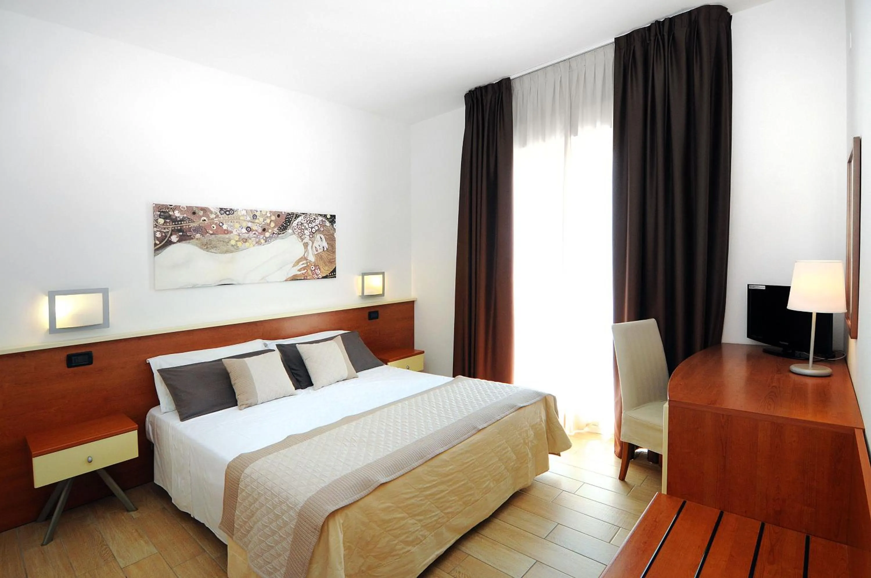 Bed in Hotel Levante