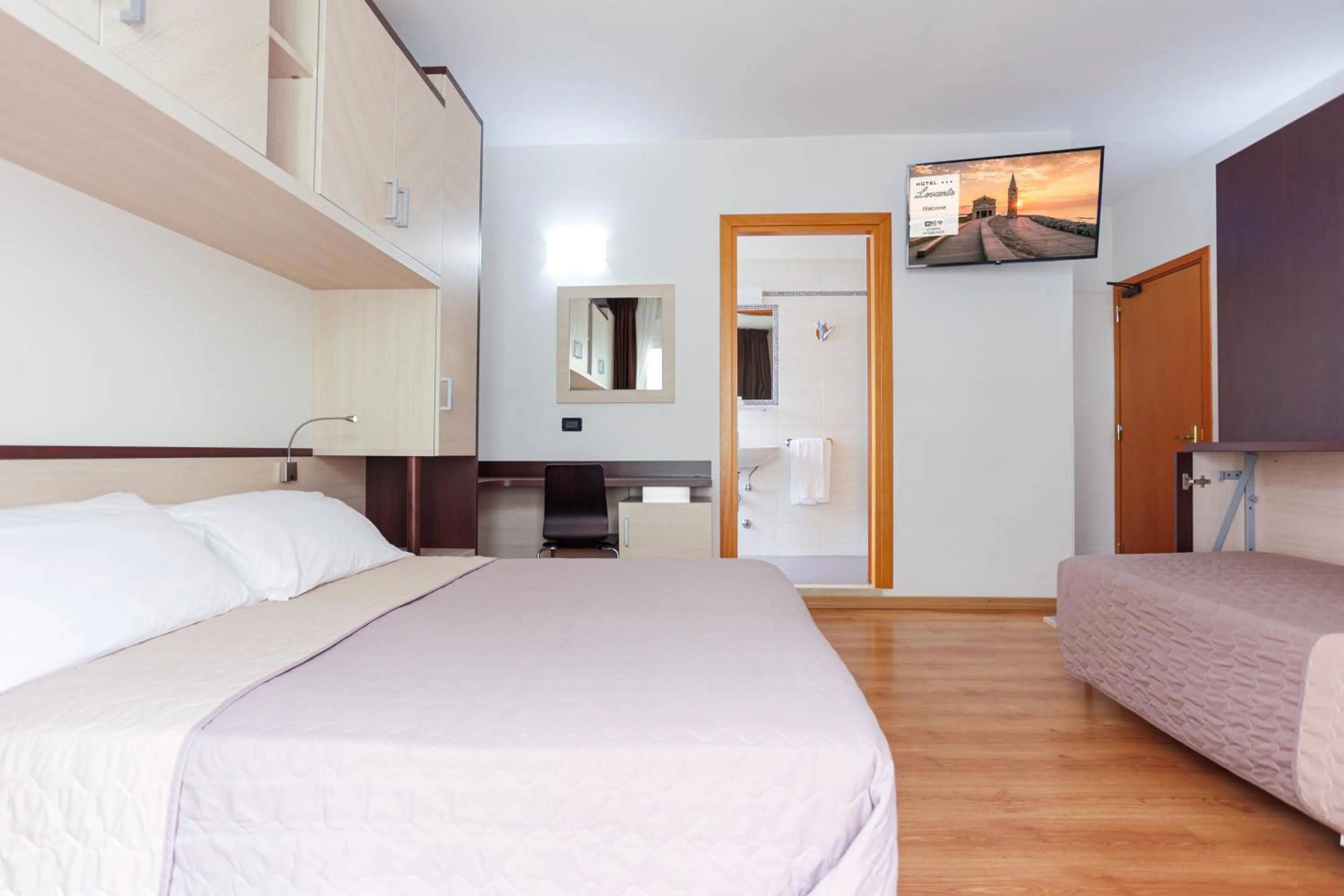 Bed in Hotel Levante