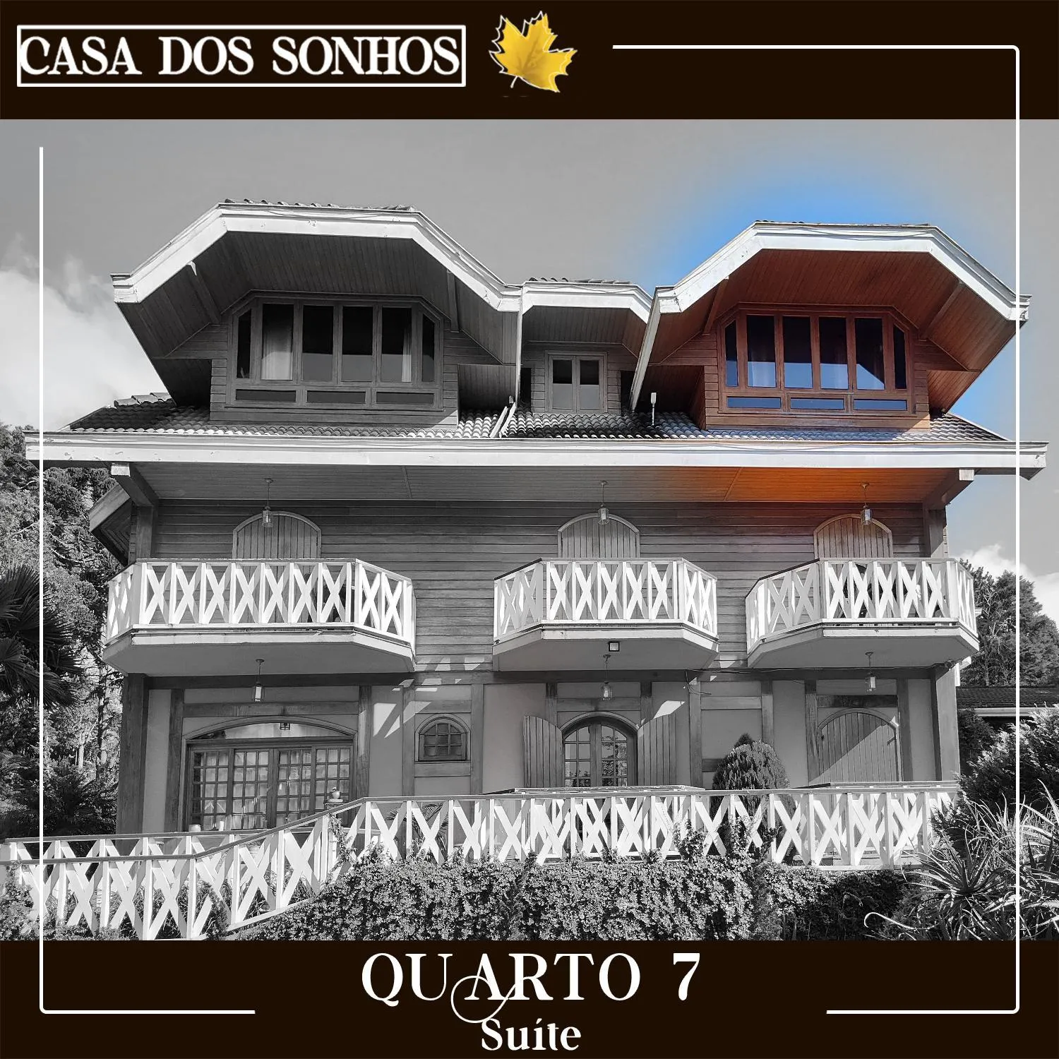 Property building in Pousada Casa dos Sonhos