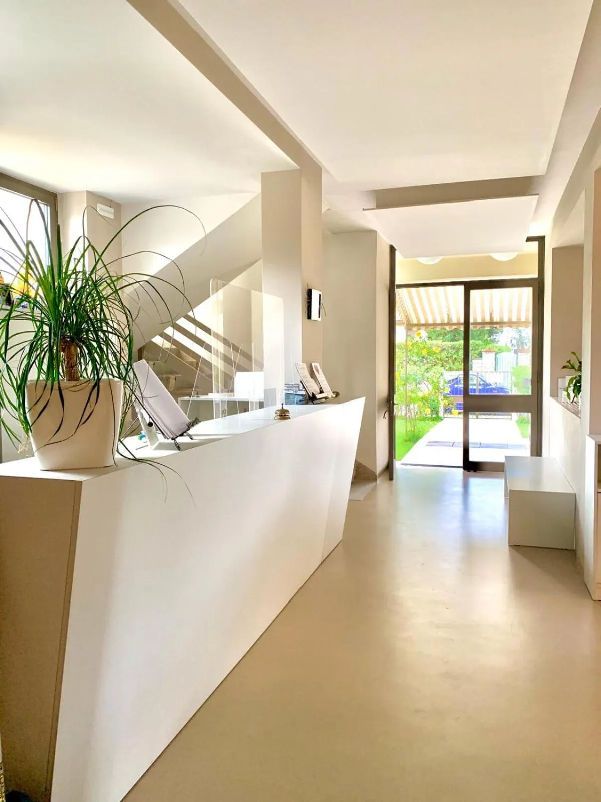 Lobby or reception in Hotel Etruria