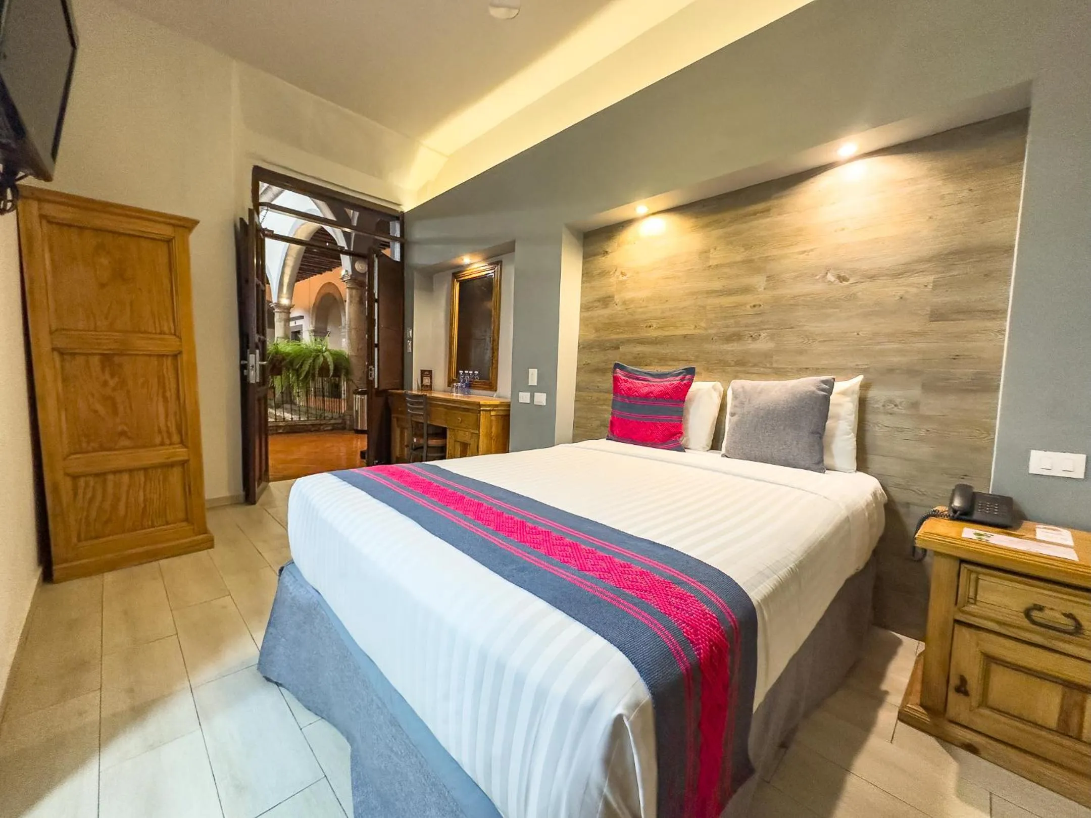 Bed in Hotel Hidalgo